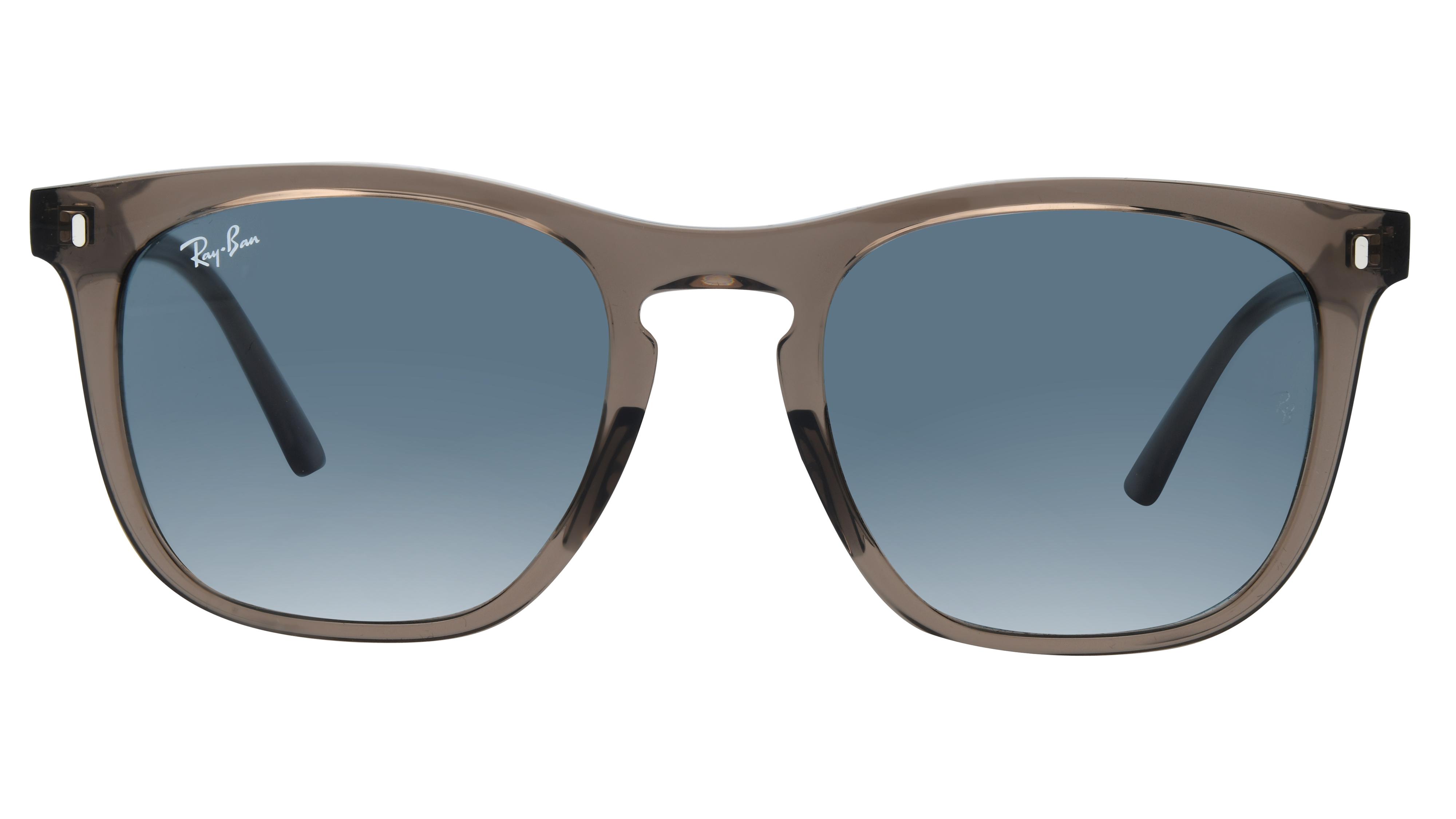 Lunettes de soleil Ray-Ban Mixte Transparent Carré RB2210 Face