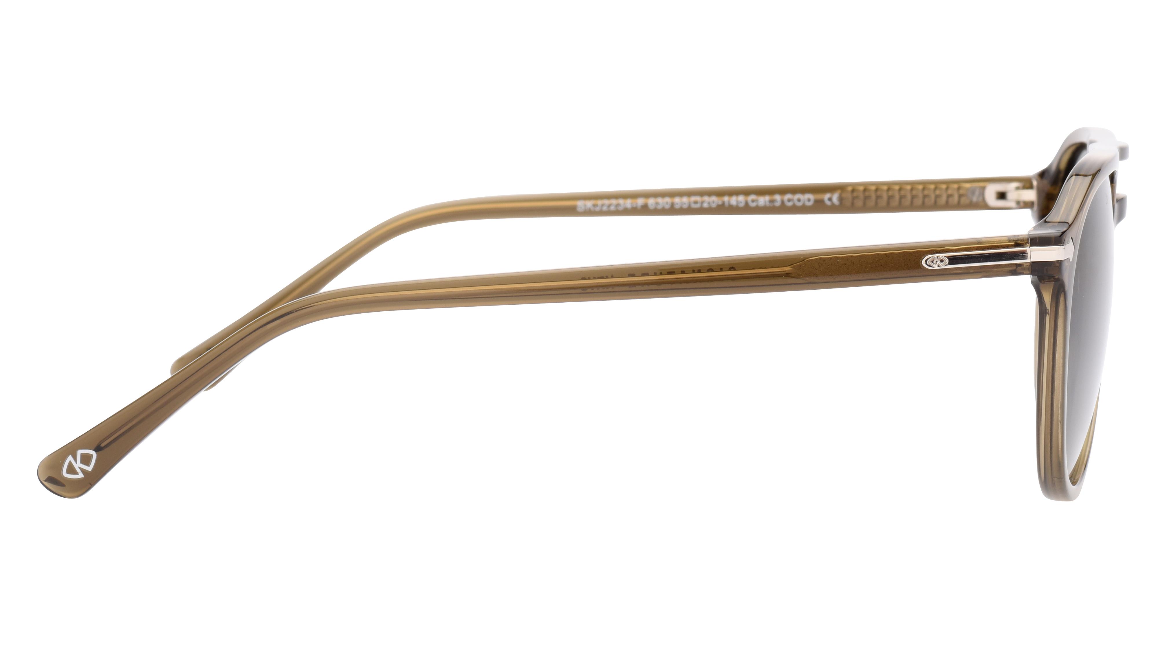 Lunettes de soleil Signature Krys Homme Transparent Aviateur Skj2234-F Droite