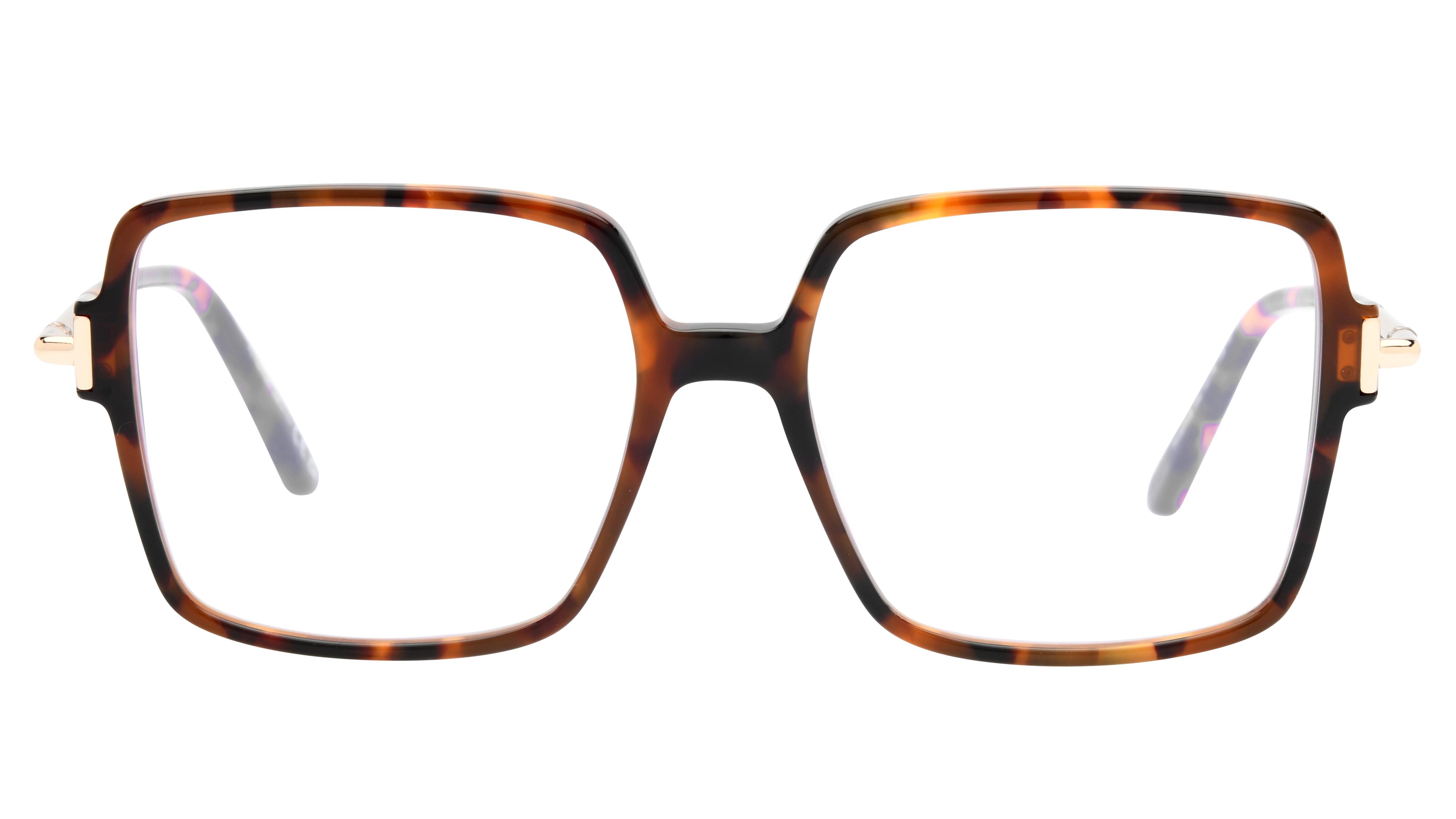 Lunettes de vue Tom Ford Femme Marron Carré Tf5915-B Face