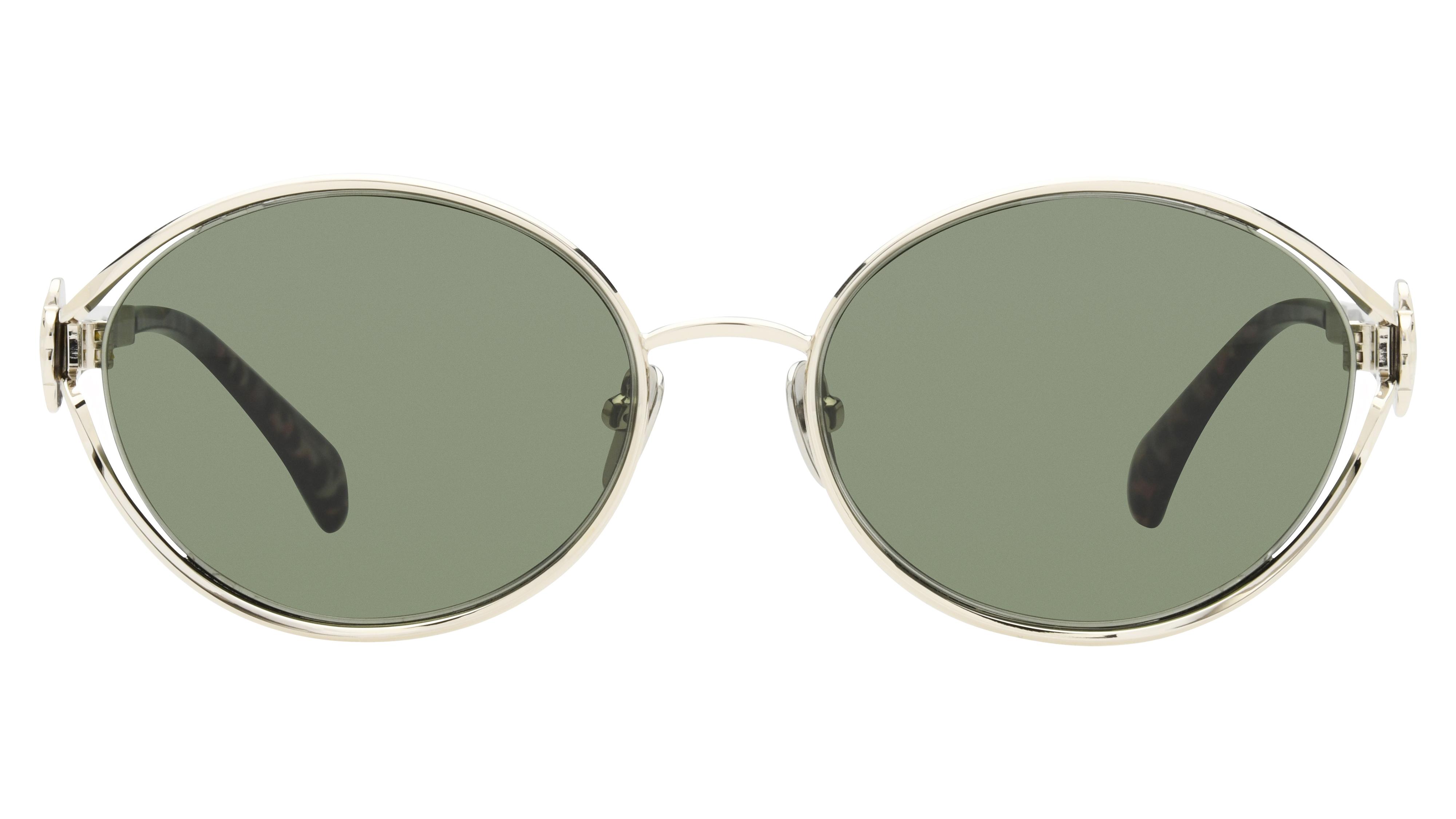 Lunettes de soleil Maje Femme Argent Ovale MJ7037 Face
