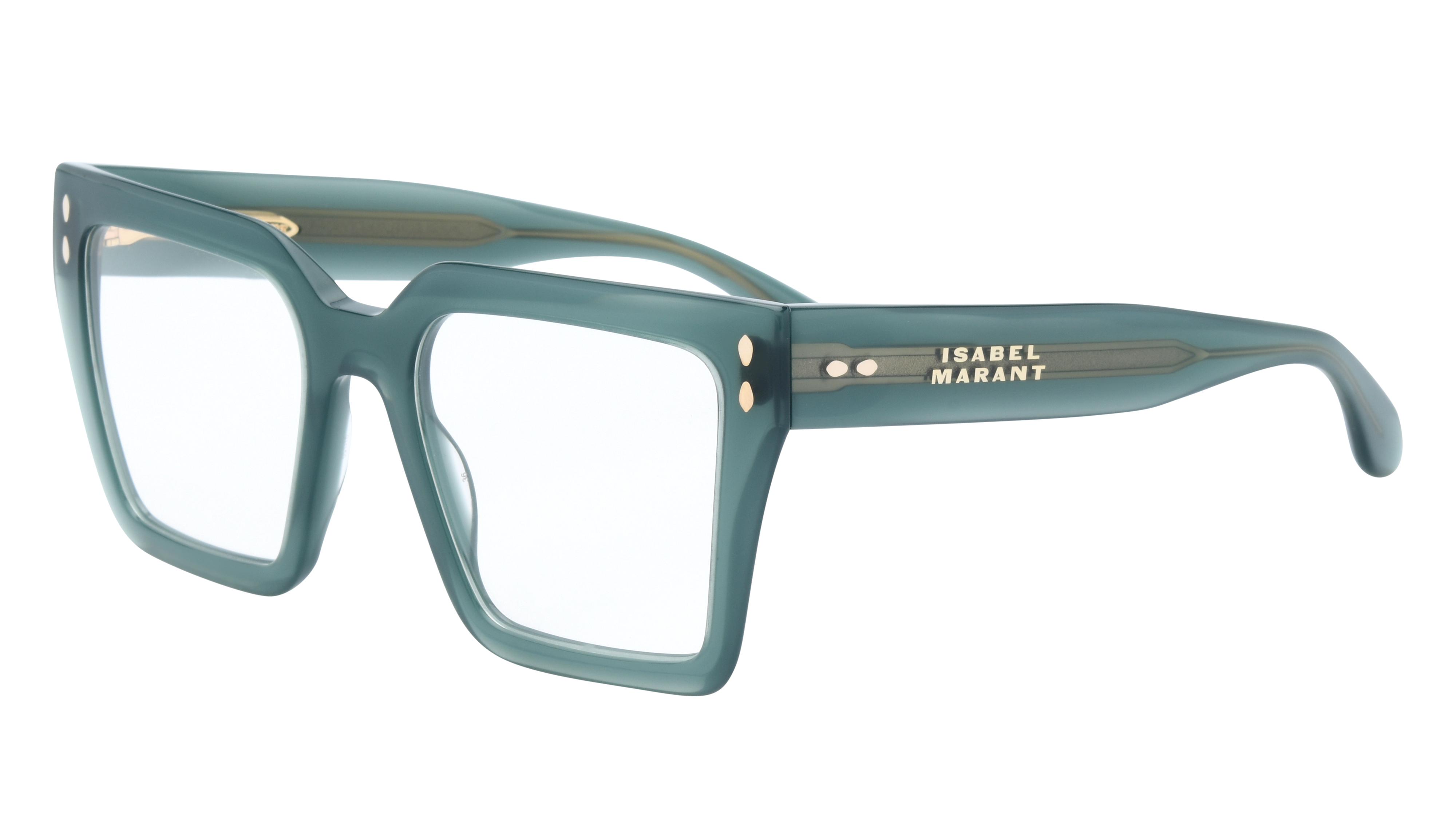 Lunettes de vue Isabel Marant Femme Vert Rectangle Im0175 Trois-Quart