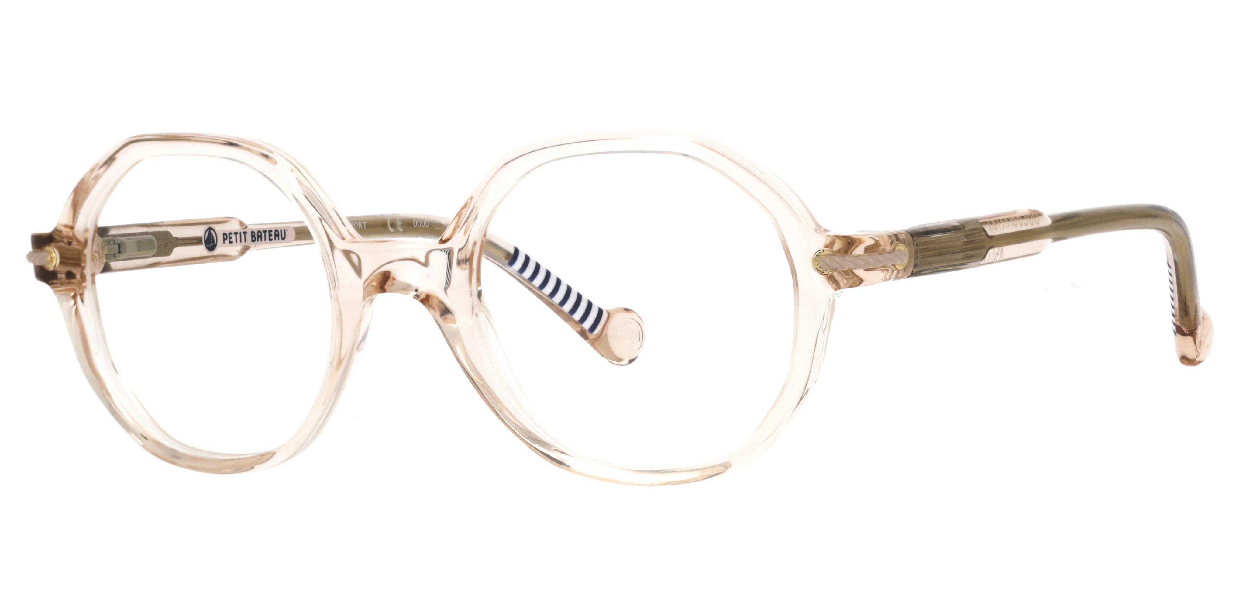 Lunettes de vue Petit Bateau Enfant Orange Arrondie Ouessant Gauche