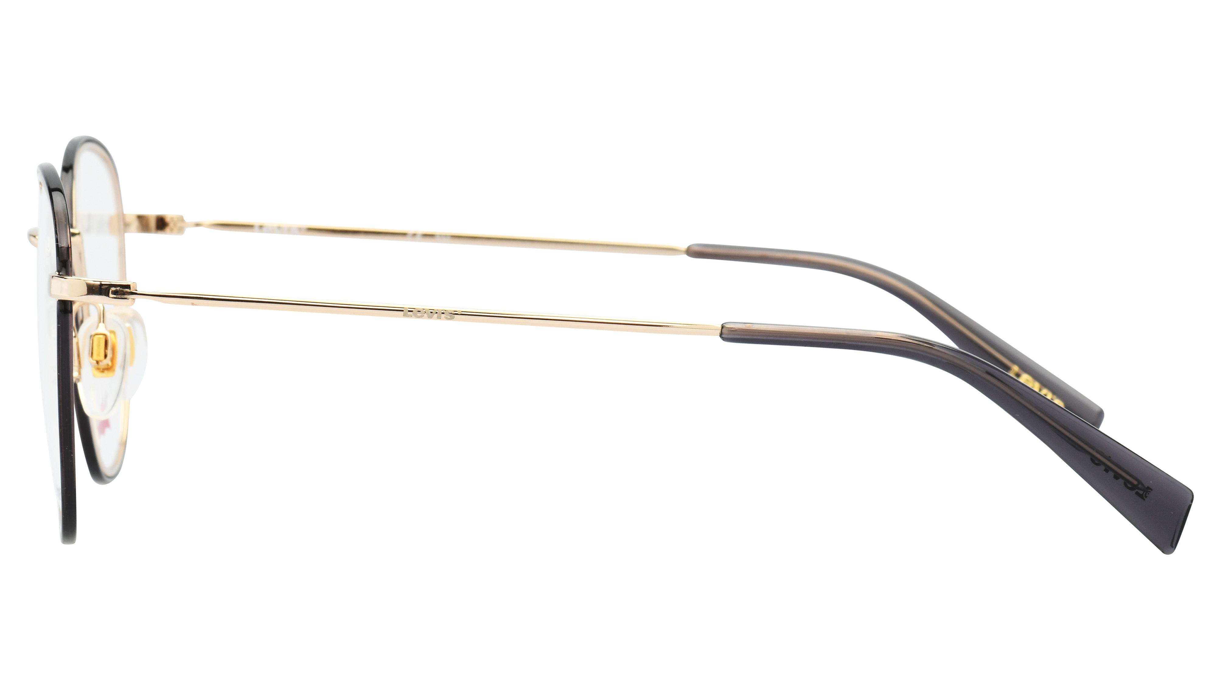 Lunettes de vue Levi's Femme Noir Ronde Lv1027 Gauche