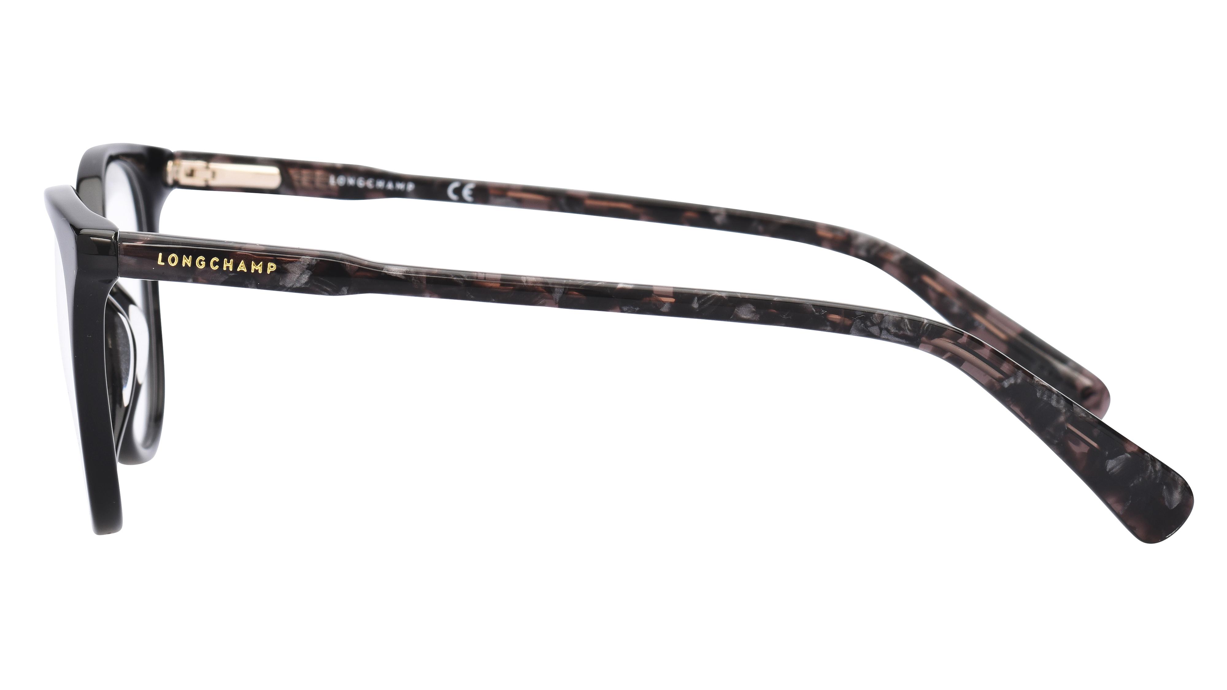 Lunettes de vue Longchamp Femme Noir Carré Lo2608 Gauche