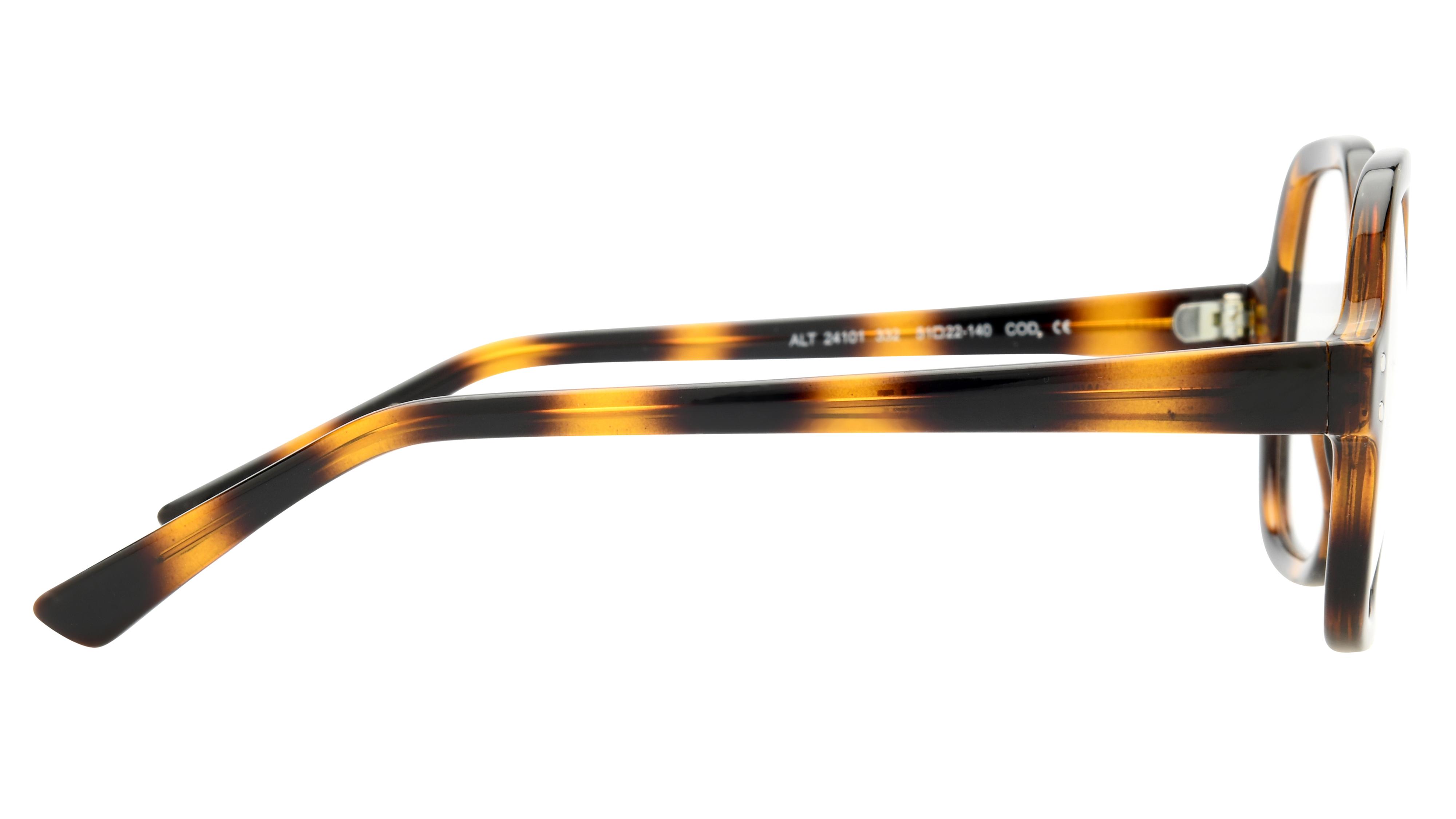 Lunettes de vue Alternance Femme Écaille Carré Alt24101 Droite