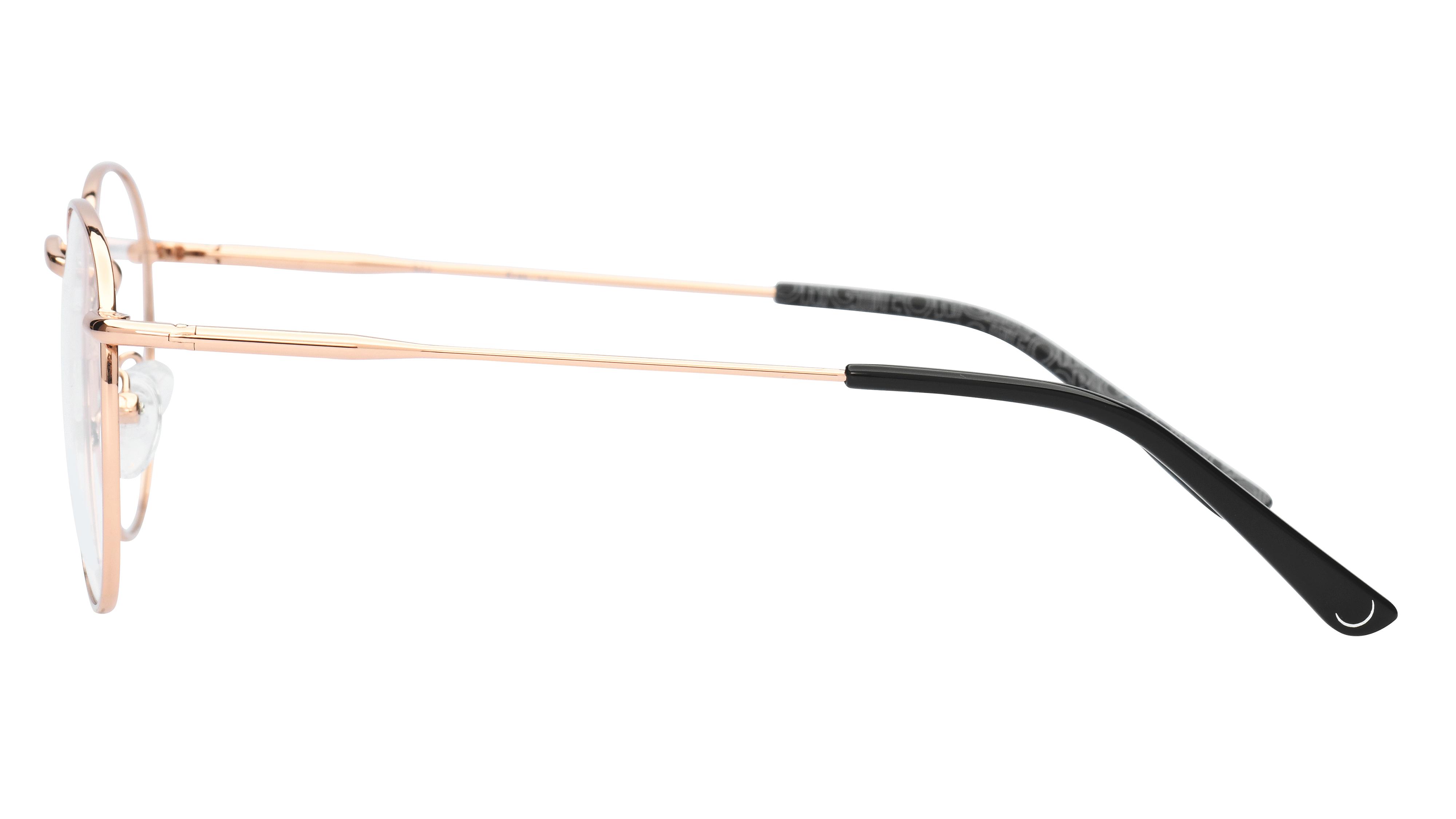 Lunettes de vue Signature Krys Mixte Or Arrondie Kor1913 Gauche