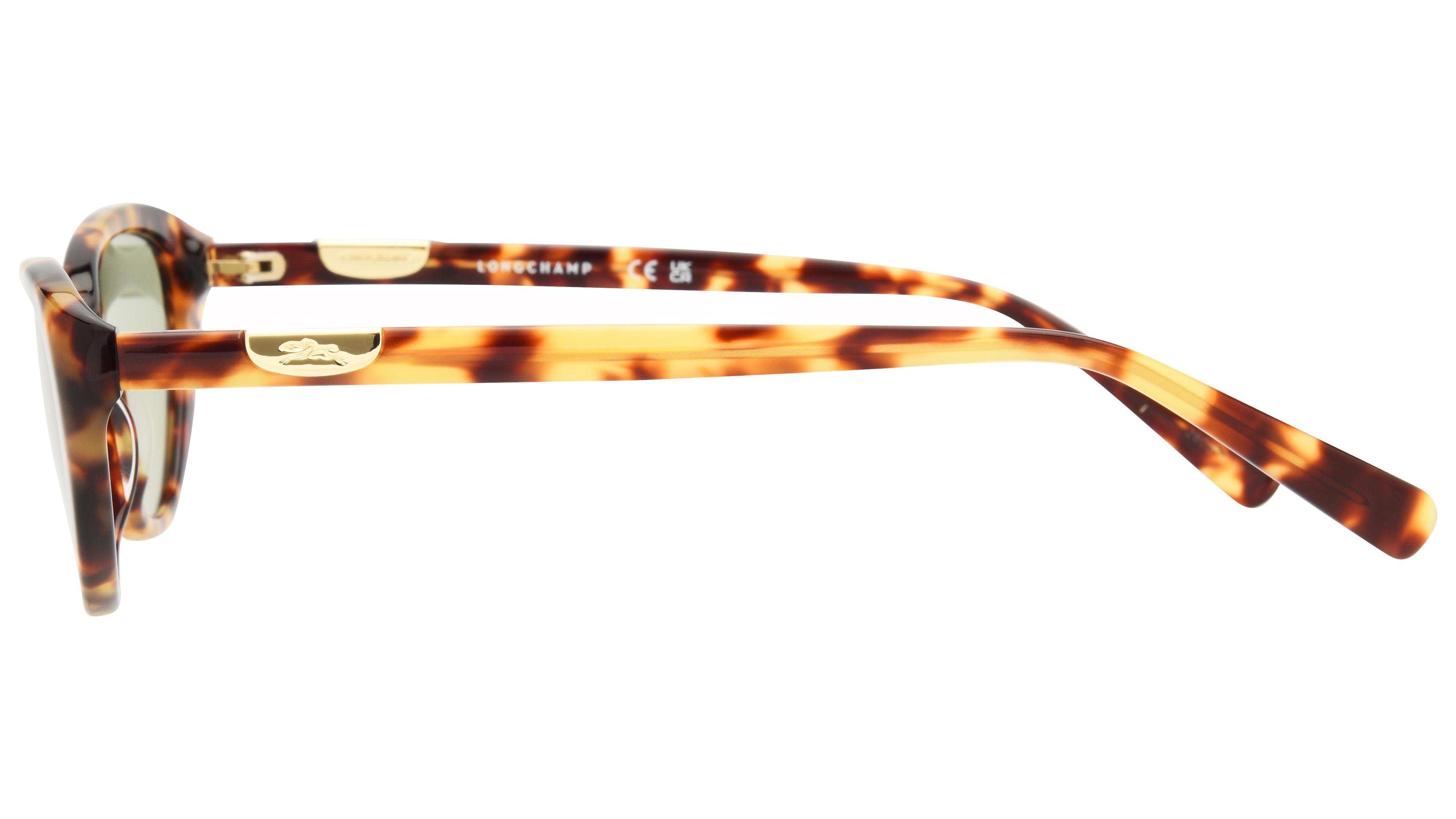 Lunettes de soleil Longchamp Femme Écaille Papillon Lo819S Gauche