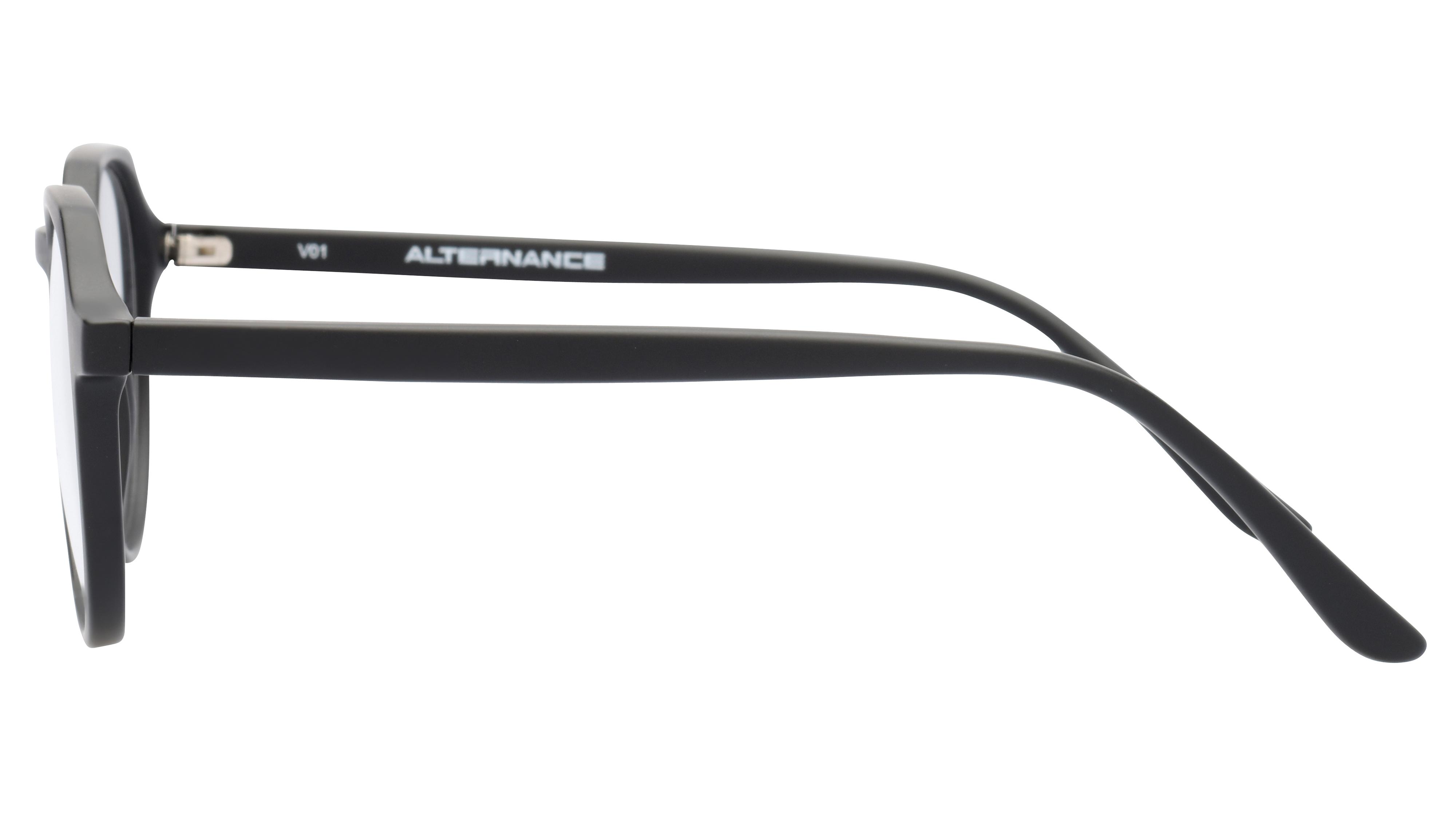 Lunettes de vue Alternance Mixte Noir Pantos Alt22114 Gauche
