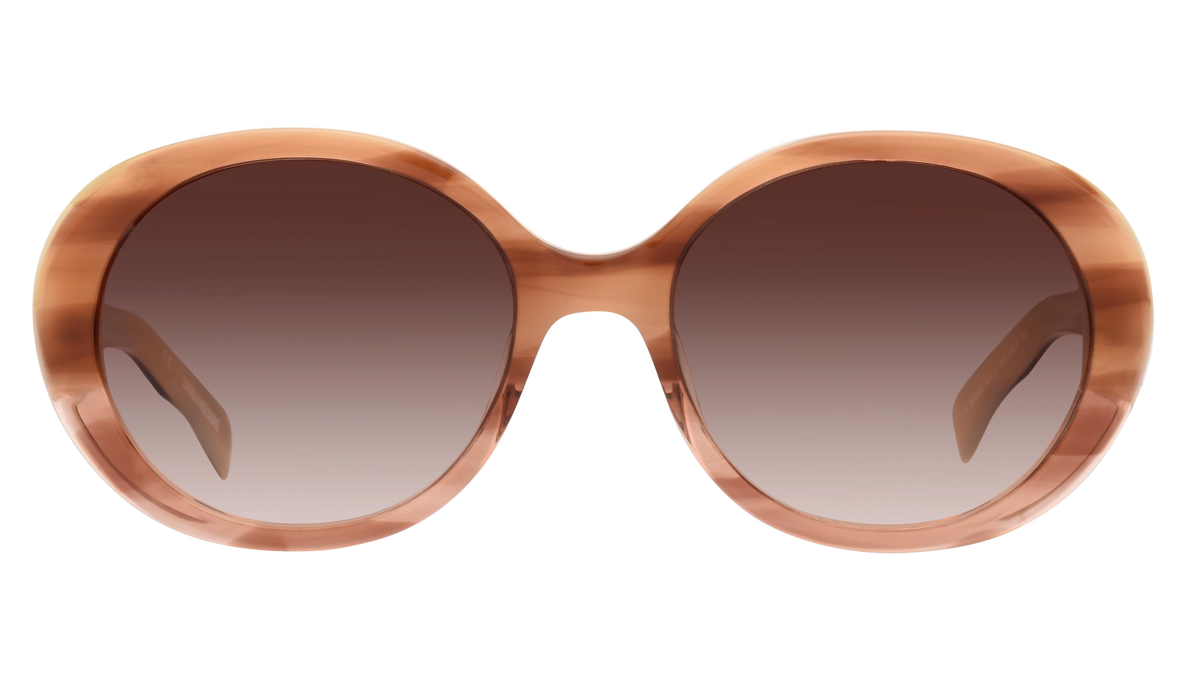 Lunettes de soleil Zadig & Voltaire Femme Marron Ovale Szv338 Face