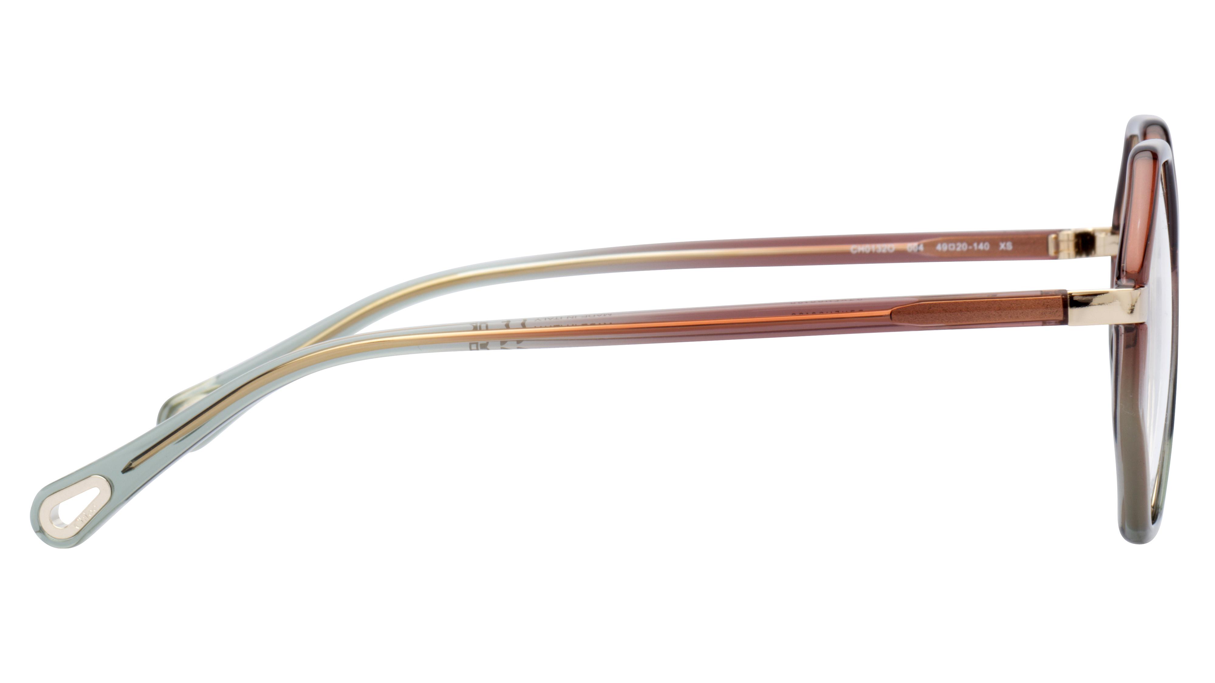 Lunettes de vue Chloé Femme Marron Carré Ch0132O Droite