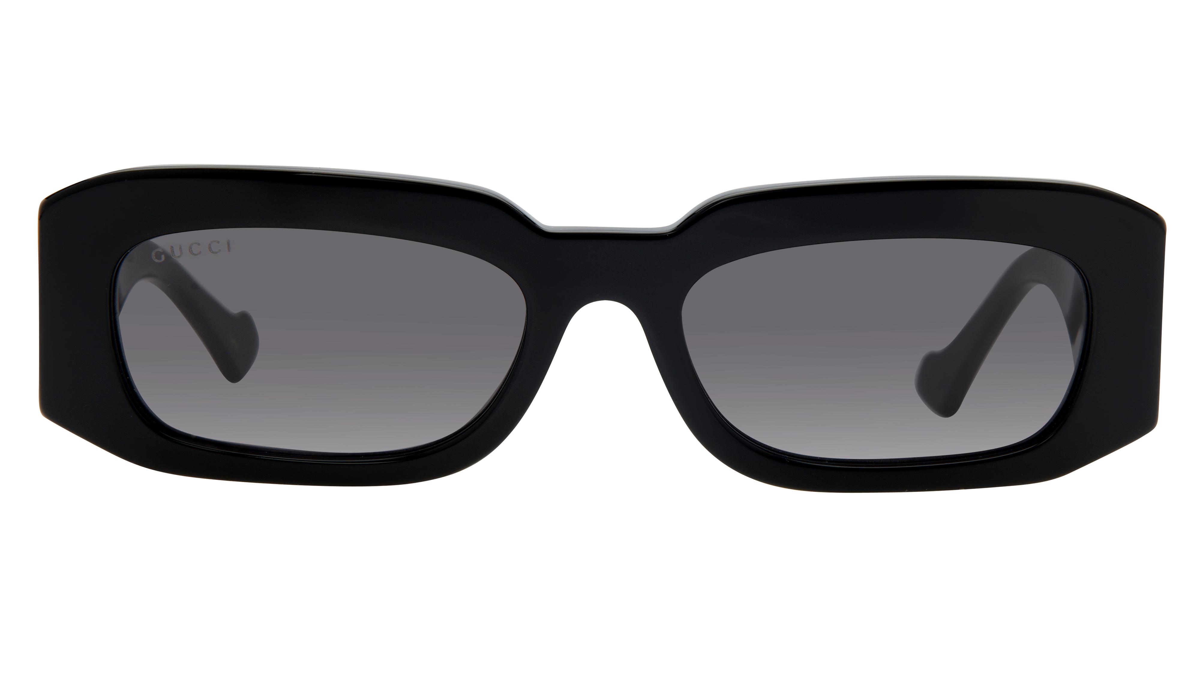 Lunettes de soleil Gucci Homme Noir Rectangle Gg1426S Face