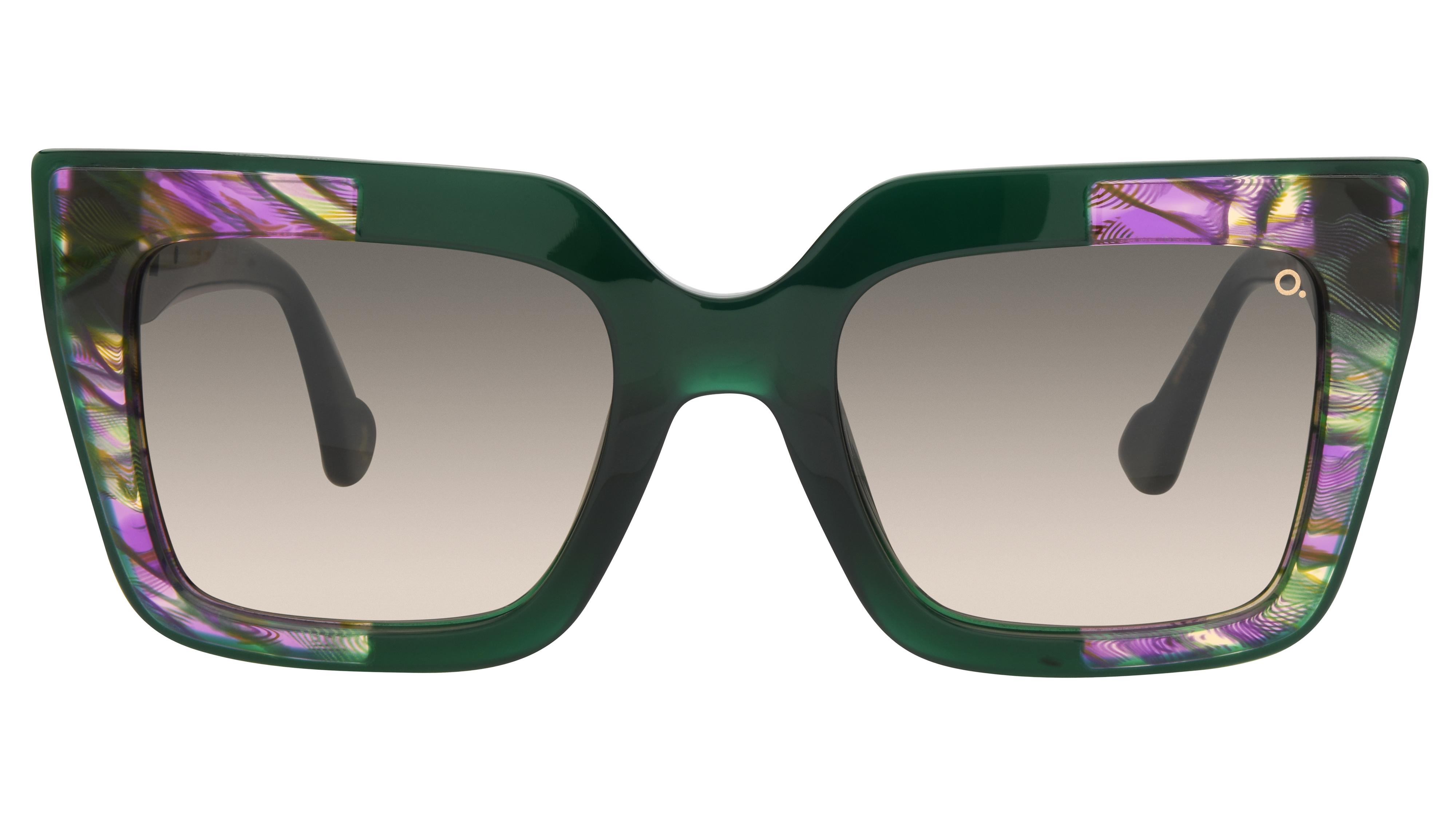 Lunettes de soleil Etnia Barcelona Femme Vert Rectangle electra Face