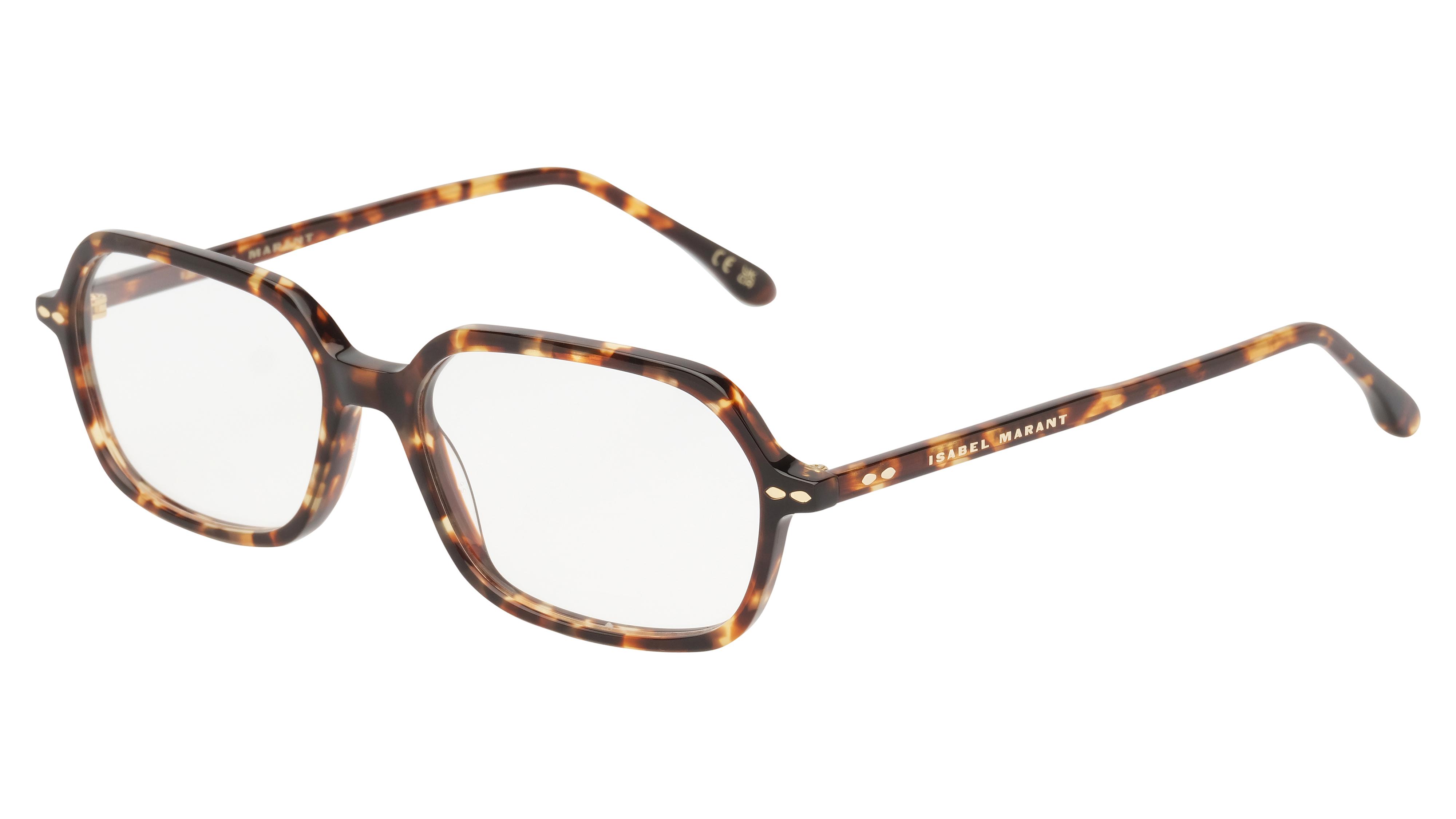 Lunettes de vue Isabel Marant Femme Écaille Rectangle im0259 Trois-Quart