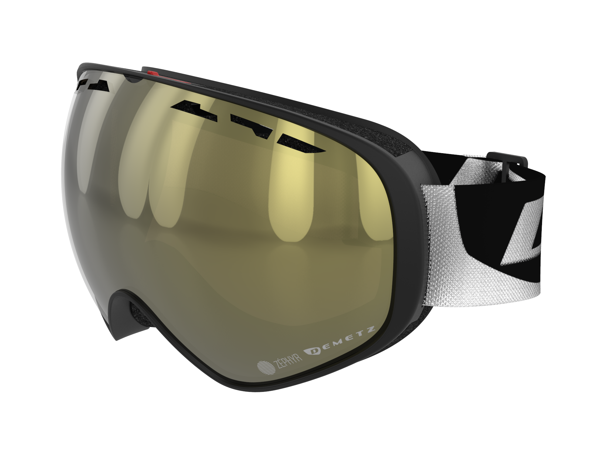 Lunettes de vue Demetz Masque De Ski Noir Mat Sport Krys
