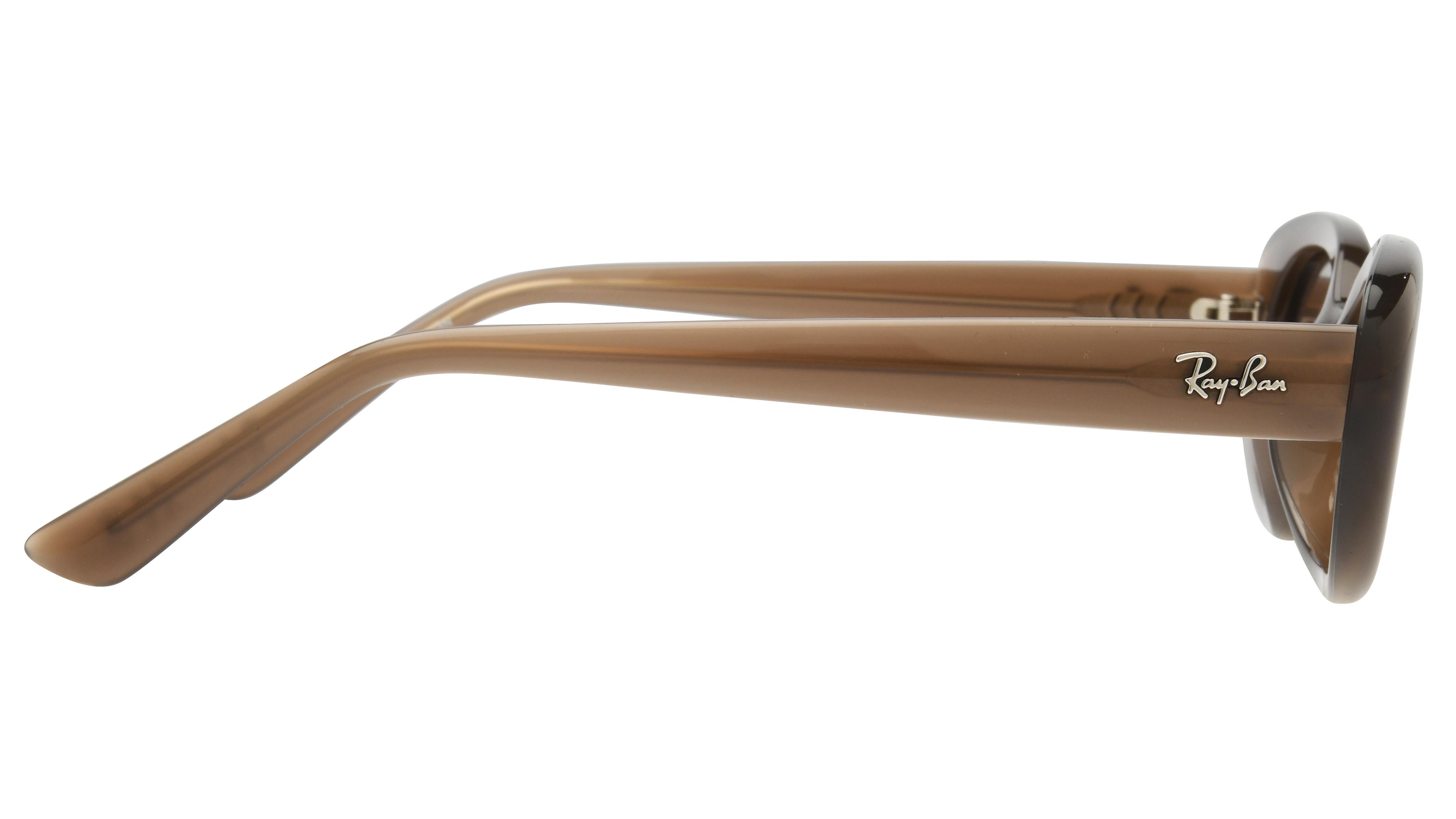 Lunettes de soleil Ray-Ban Mixte Marron Ovale RB4441D Droite