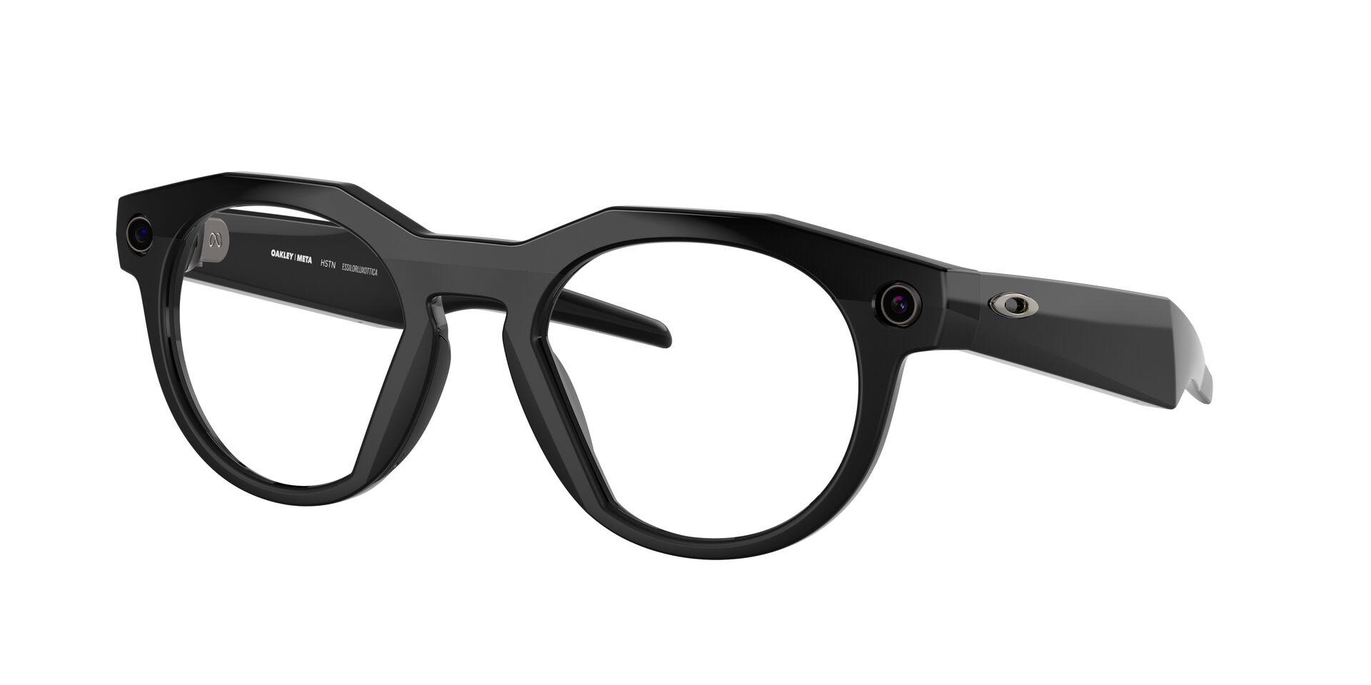 Lunettes de soleil Oakley Meta Mixte Noir Sport Ow8002 Droite