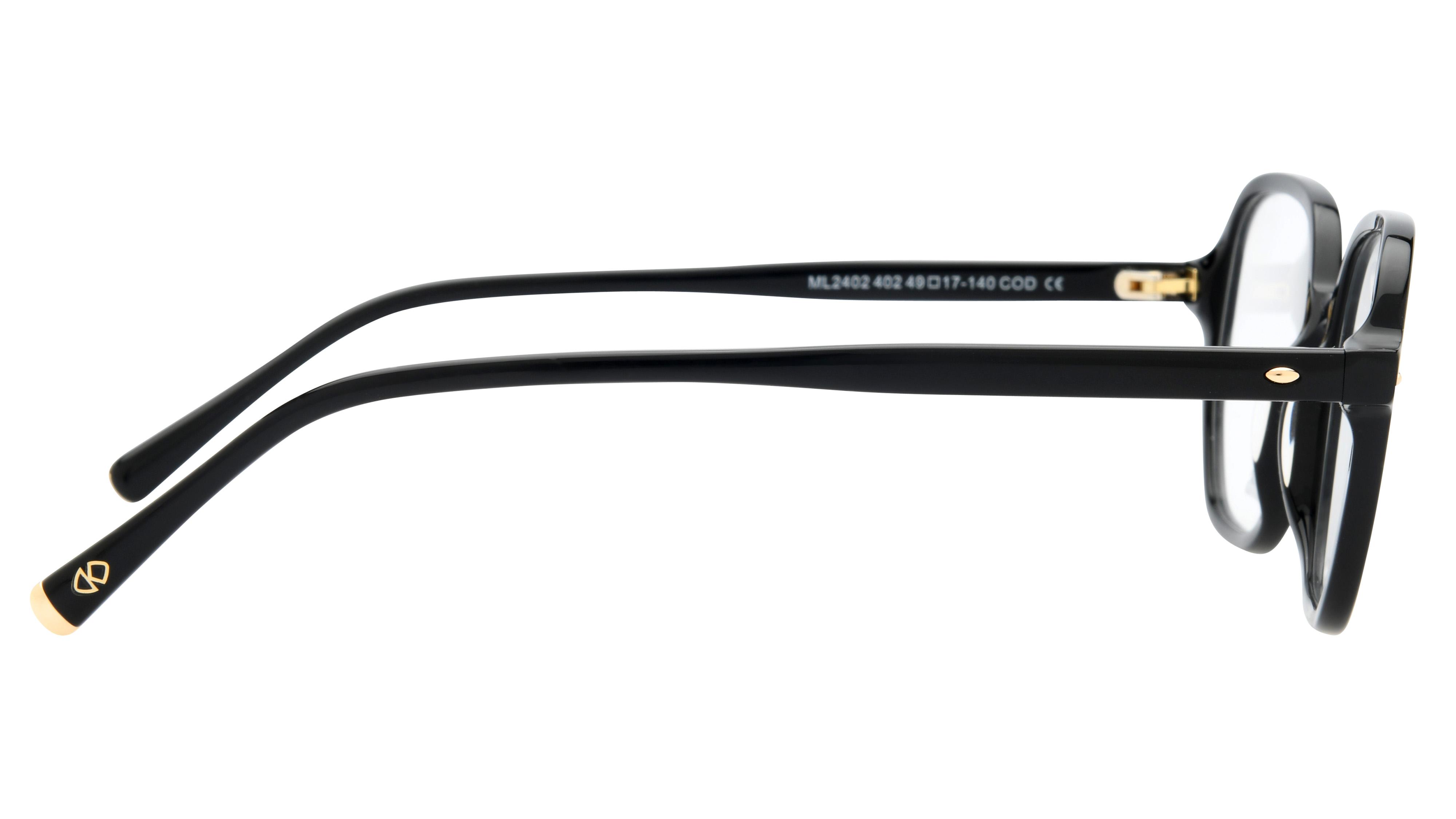 Lunettes de vue Signature Krys Femme Noir Rectangle Ml2402 Droite