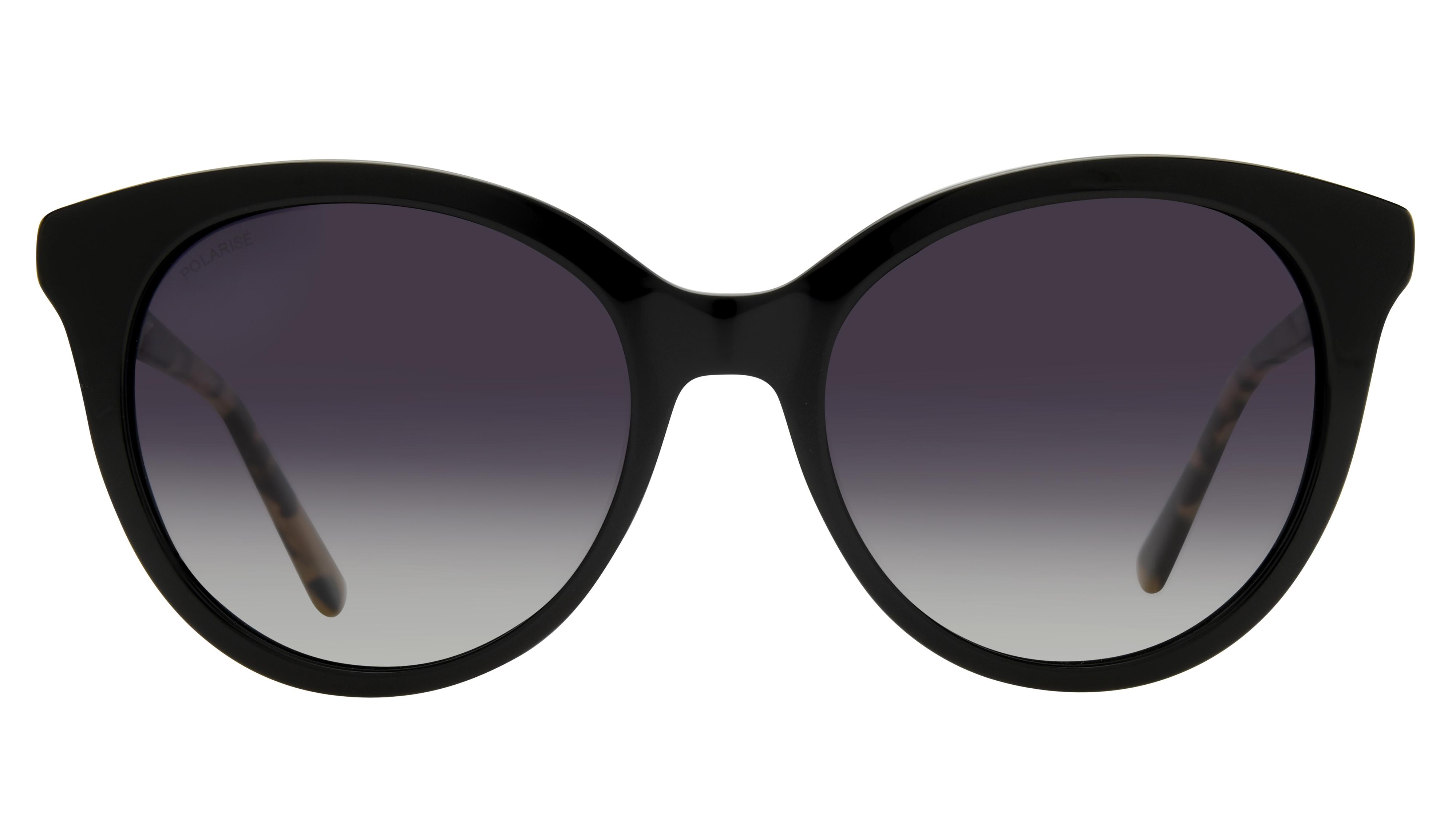 Lunettes de soleil Signature Krys Femme Noir Papillon Ske2538-E Face