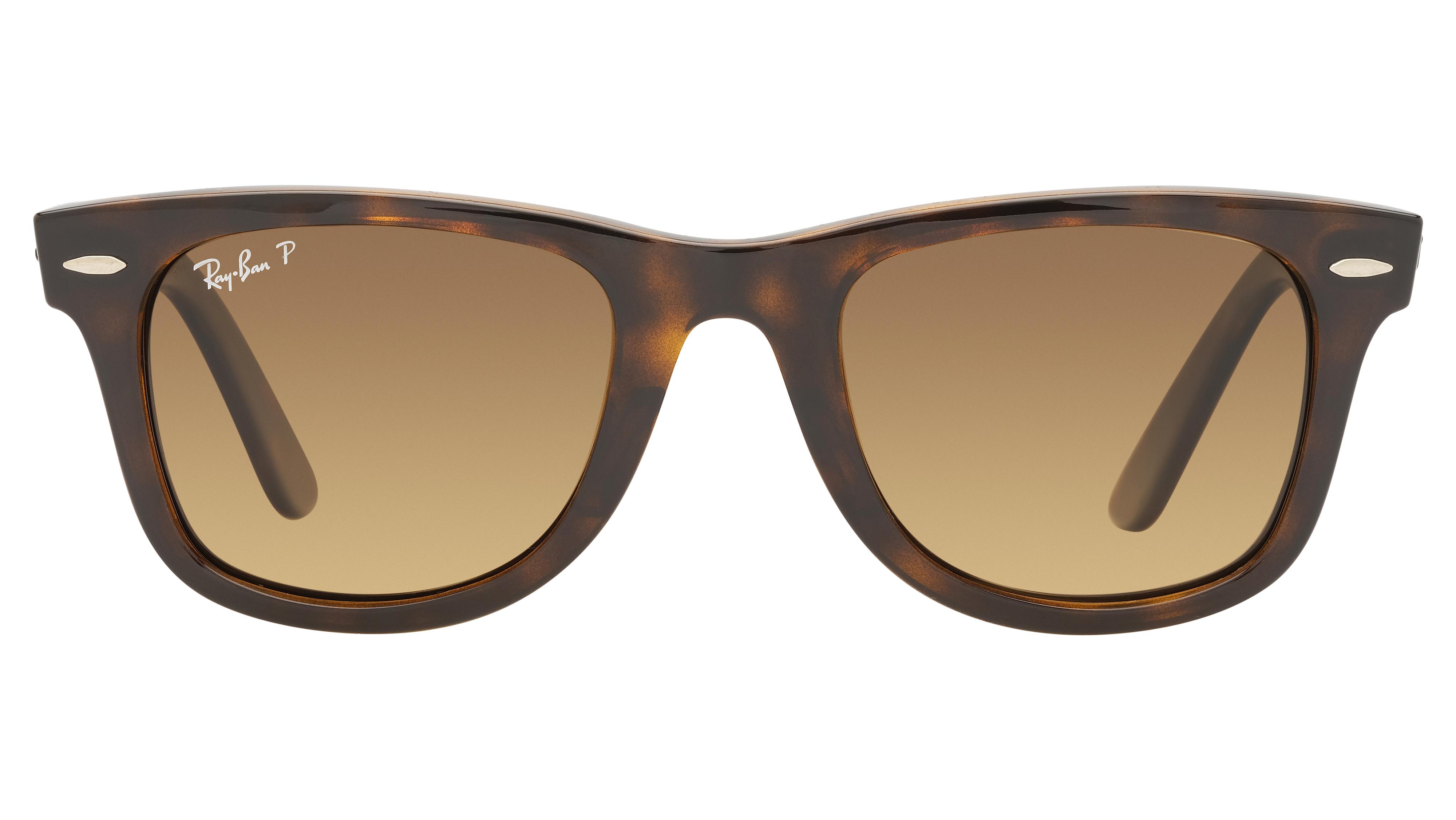 Lunettes de soleil Ray-Ban Mixte Écaille Carré rb4340 Face