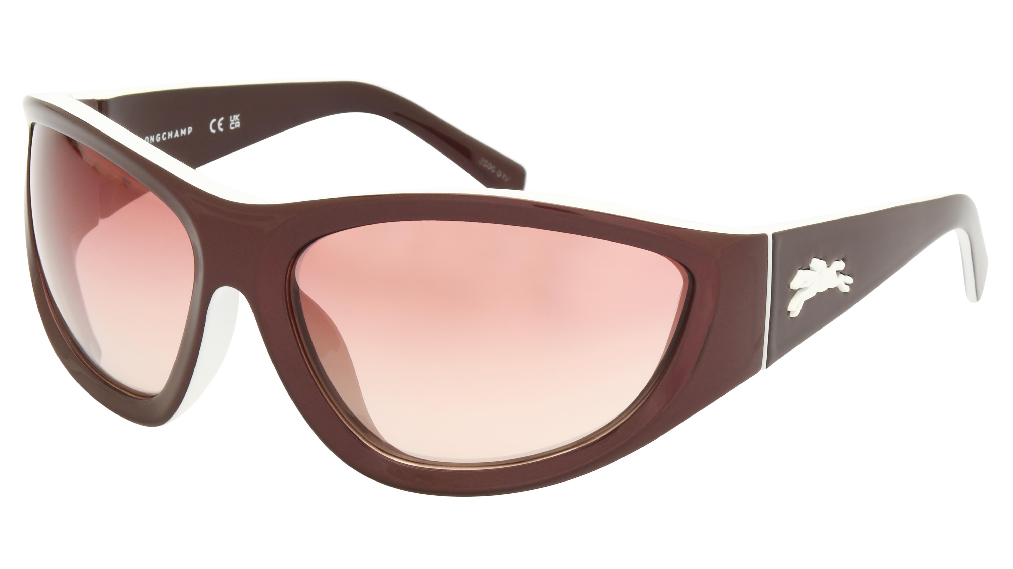 Lunettes de soleil Longchamp Femme Rouge Sport LO796S Trois-Quart