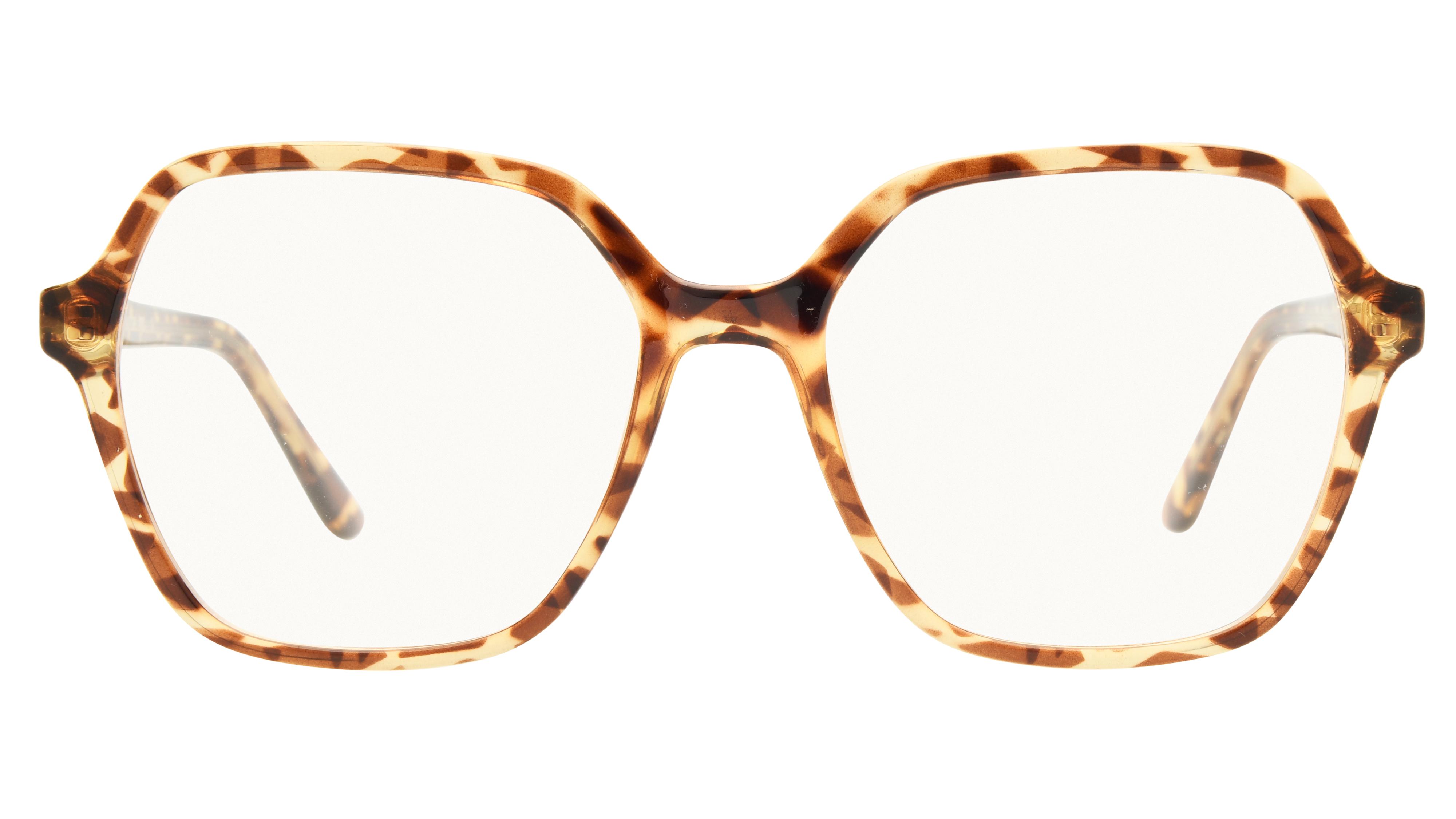 Lunettes de vue Signature Krys Femme Écaille Carré Kor2402 Face