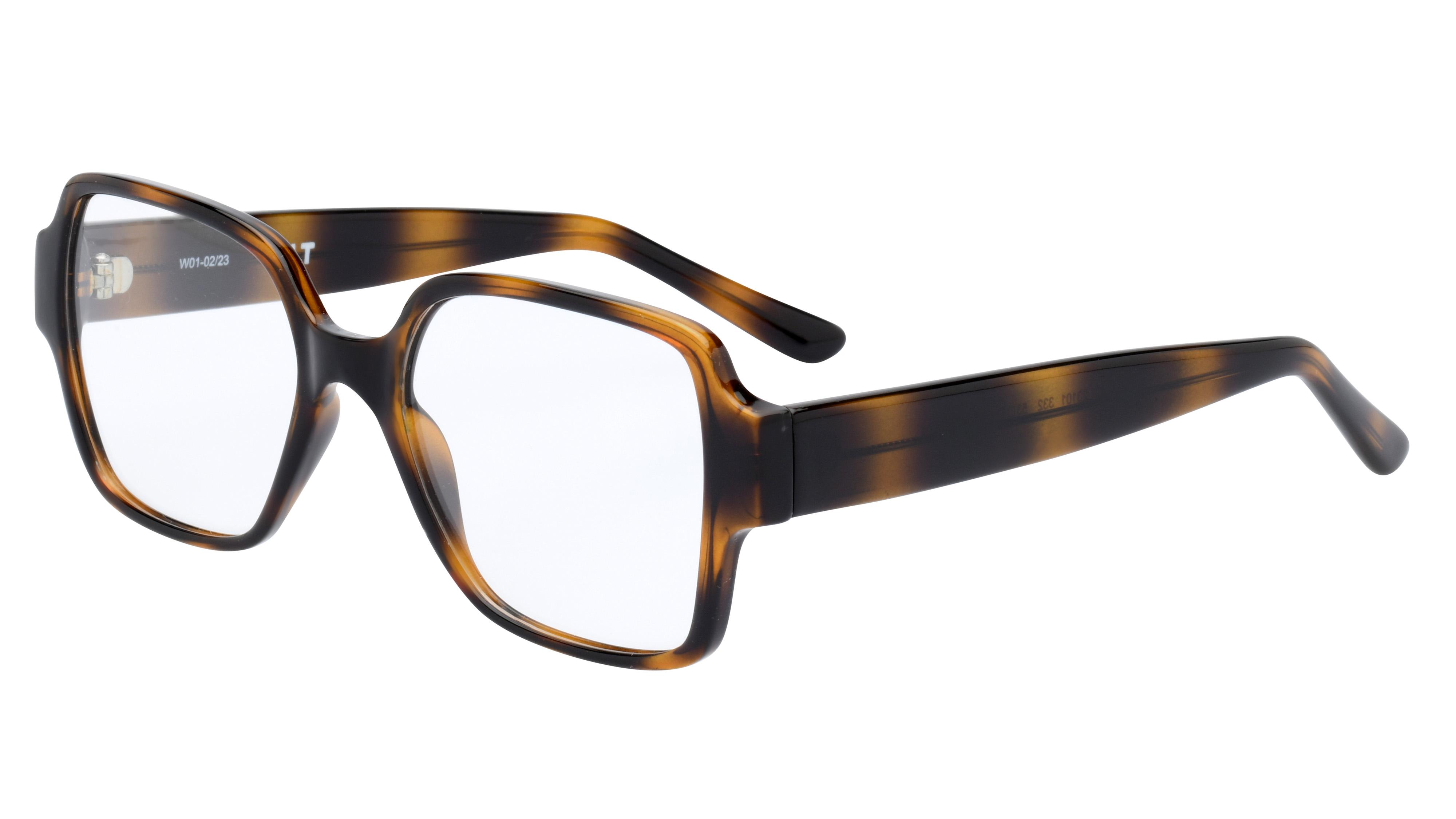 Lunettes de vue Alternance Femme Écaille Rectangle Alt23101 Trois-Quart