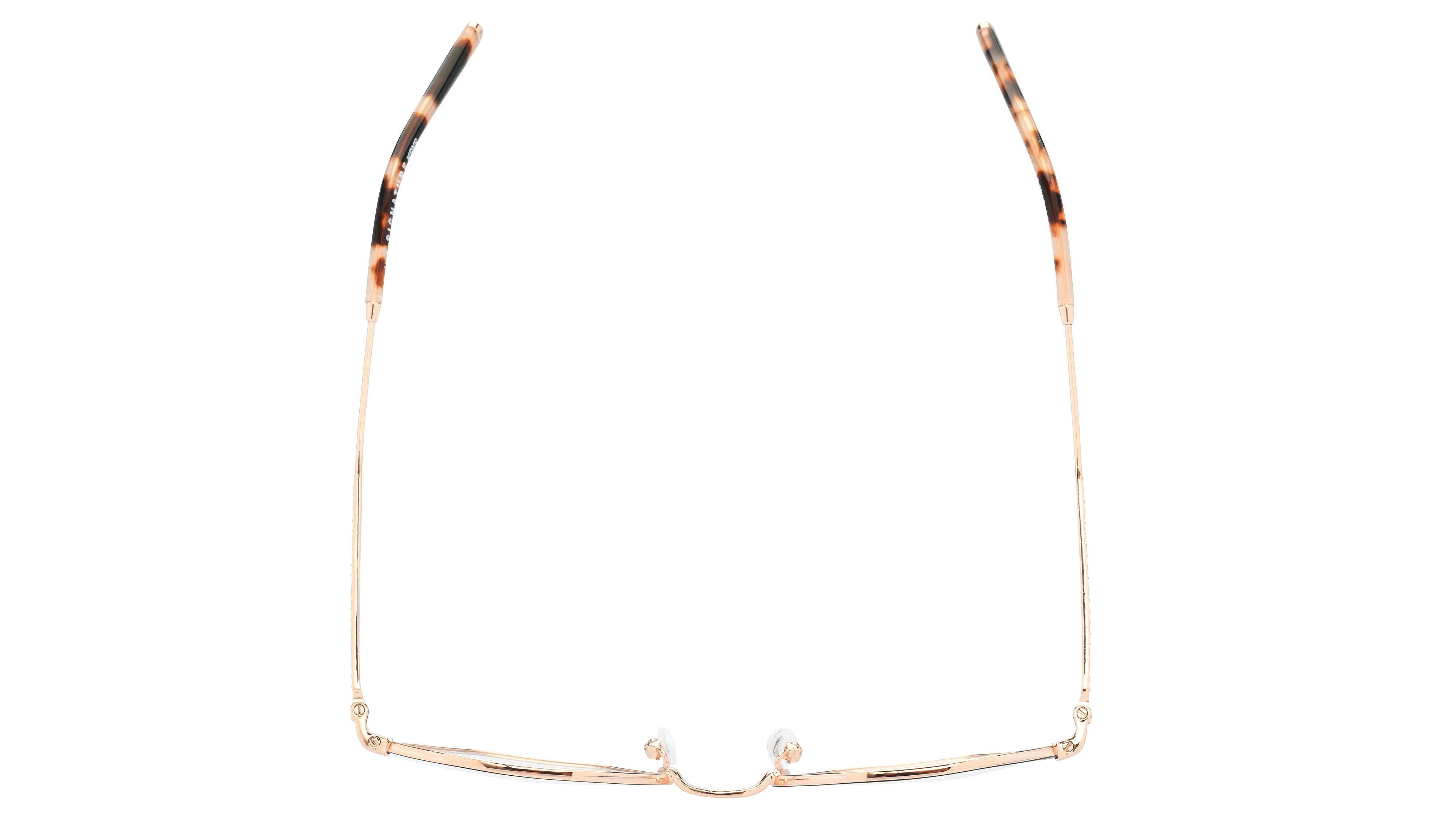 Lunettes de vue Signature Krys Femme Noir Ronde Ml2102 Dessus