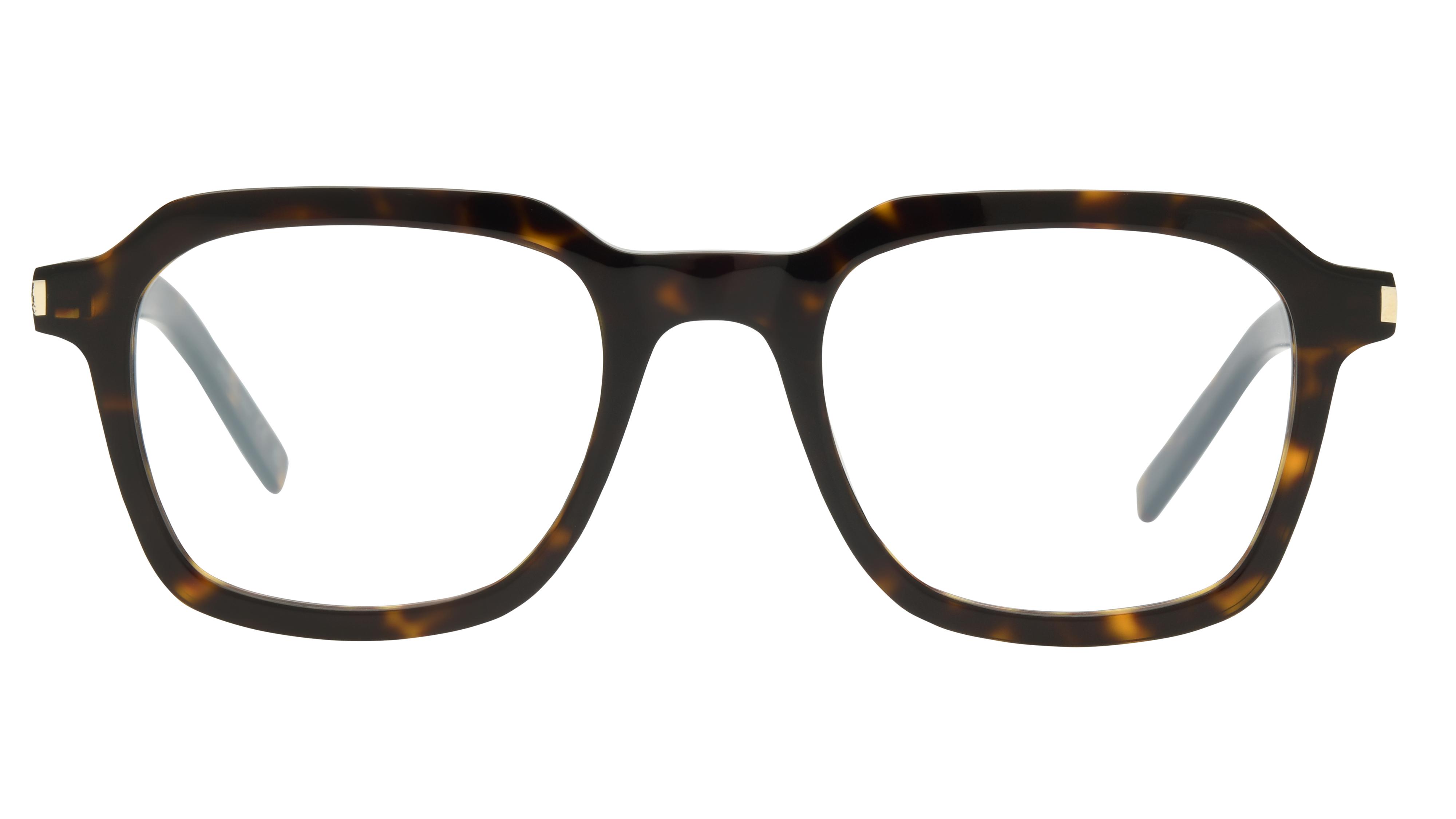 Lunettes de vue Saint Laurent Mixte Écaille Rectangle SL Face