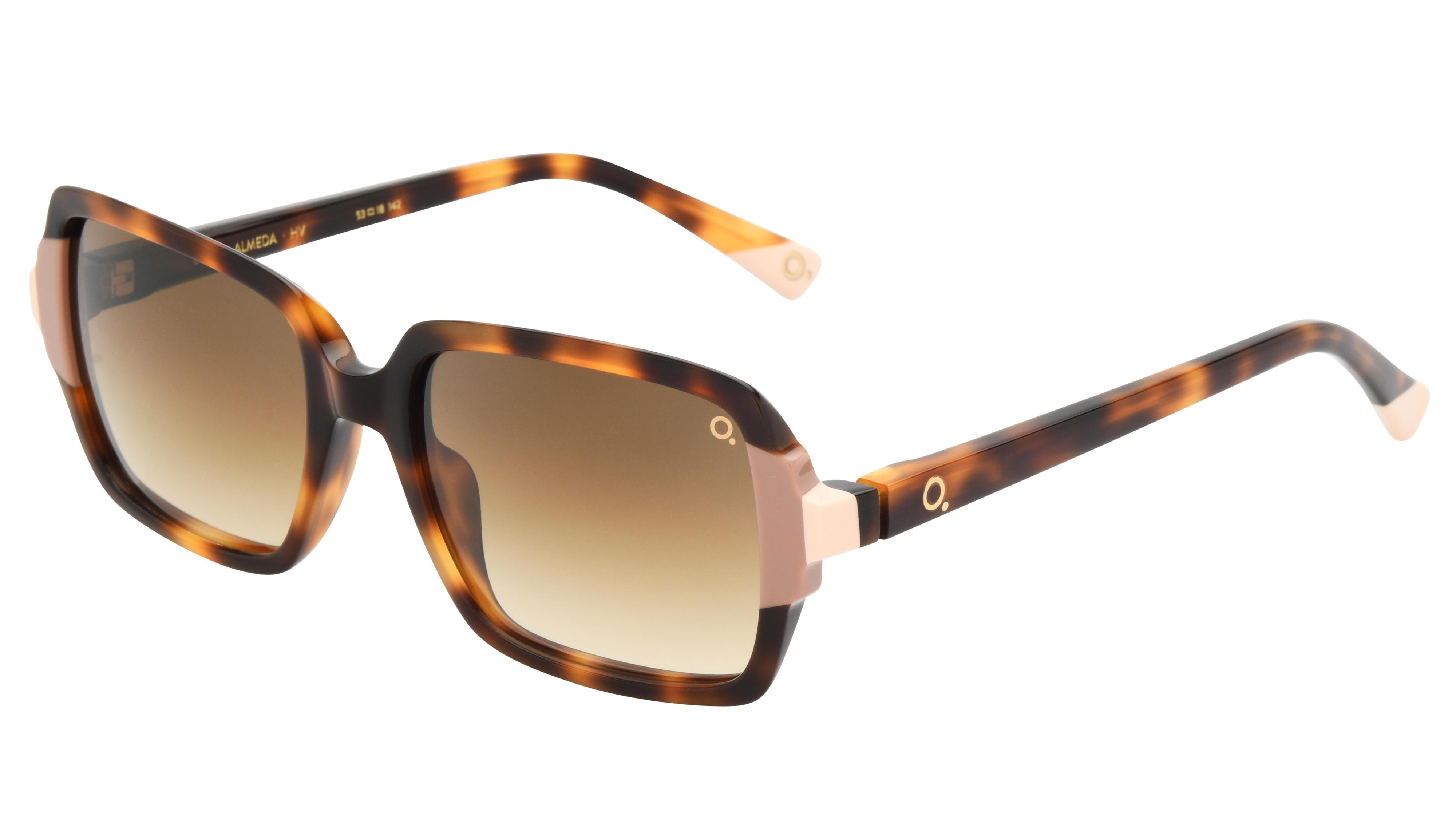 Lunettes de soleil Etnia Barcelona Femme Écaille Rectangle ALMEDA Trois-Quart