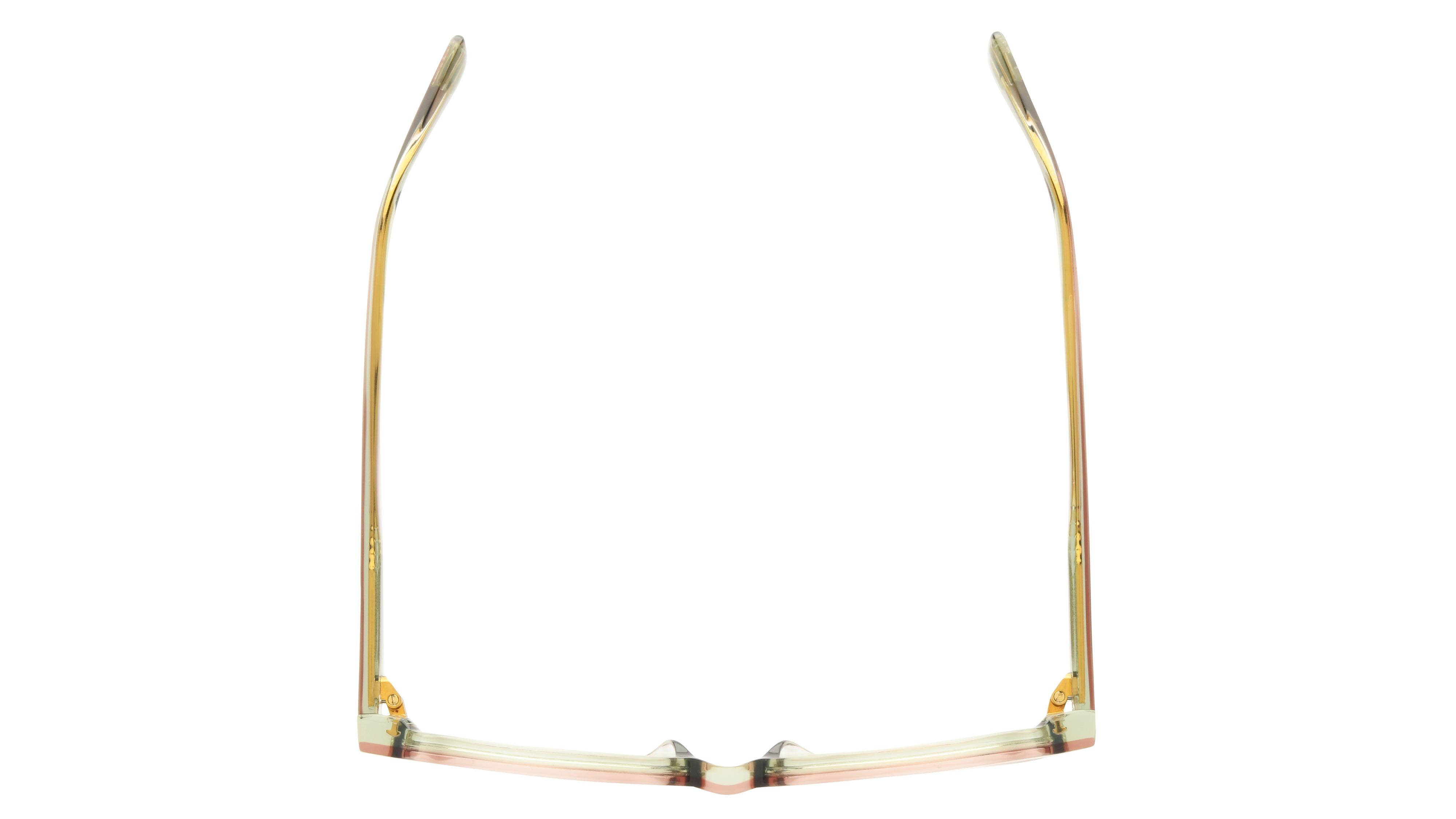 Lunettes de vue French Disorder Femme Marron Carré Fd2507 Dessus