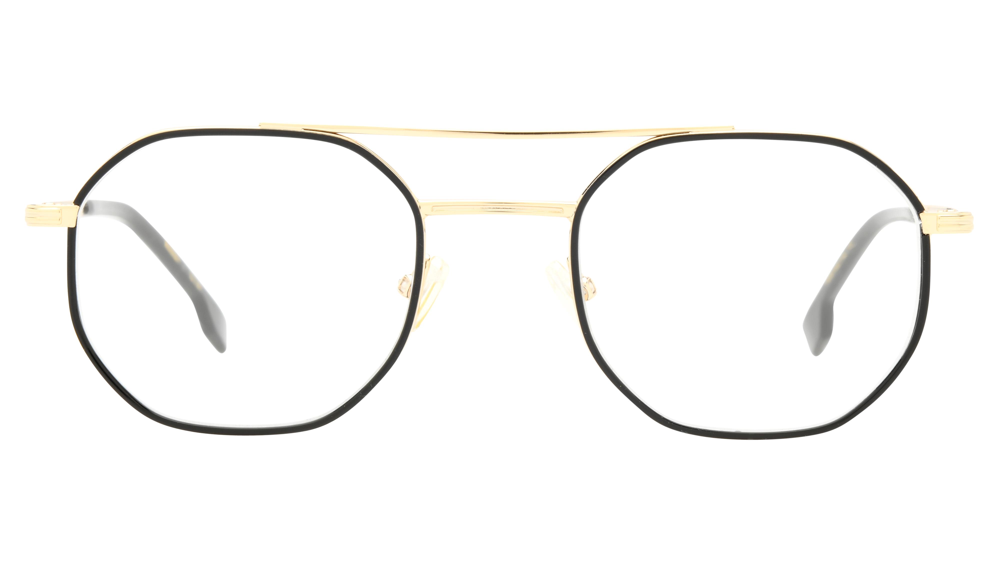Lunettes de vue Boss Homme Or Aviateur Boss1632 Face