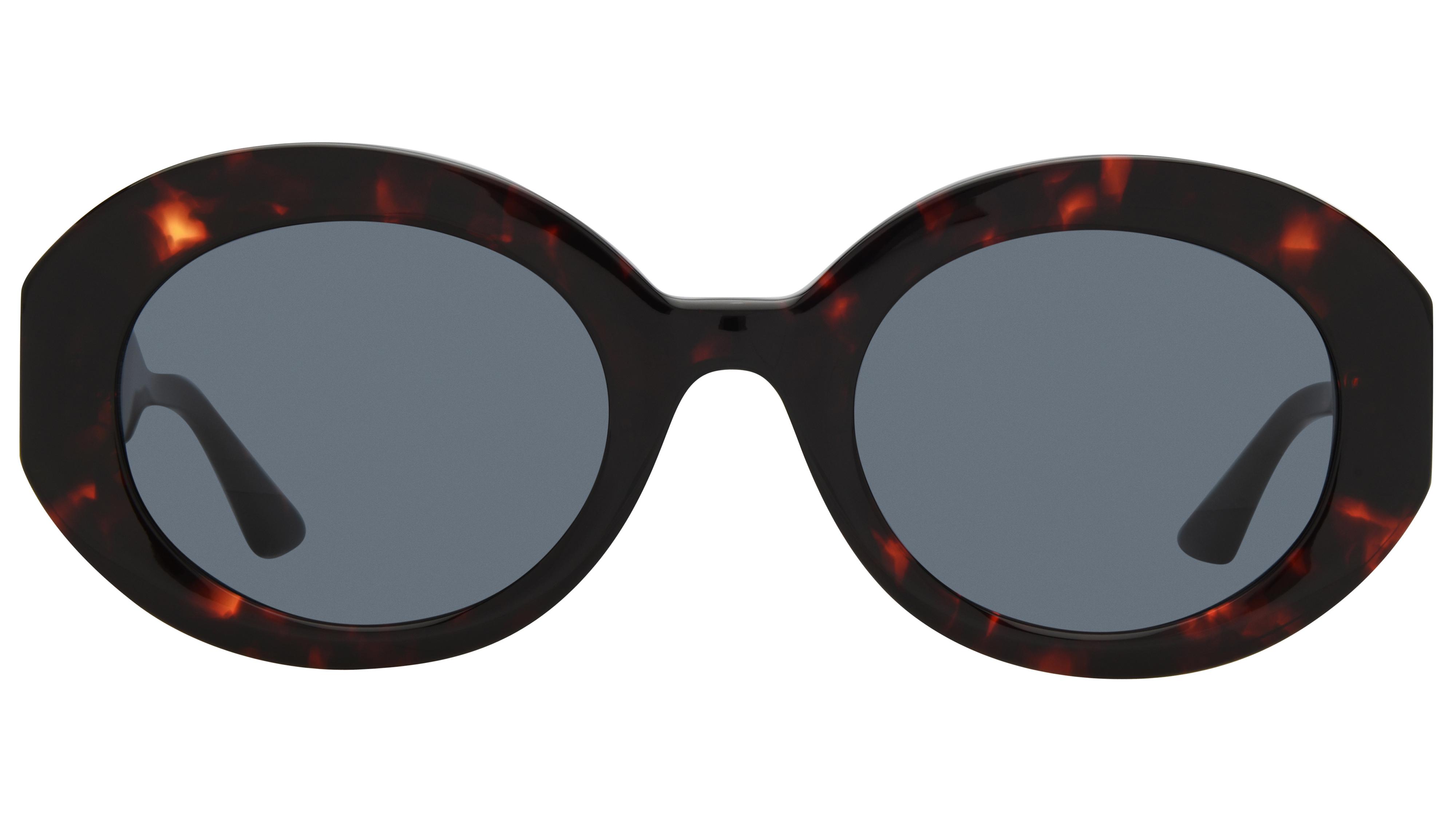 Lunettes de soleil Signature Krys Femme Écaille Ovale espiegle Face