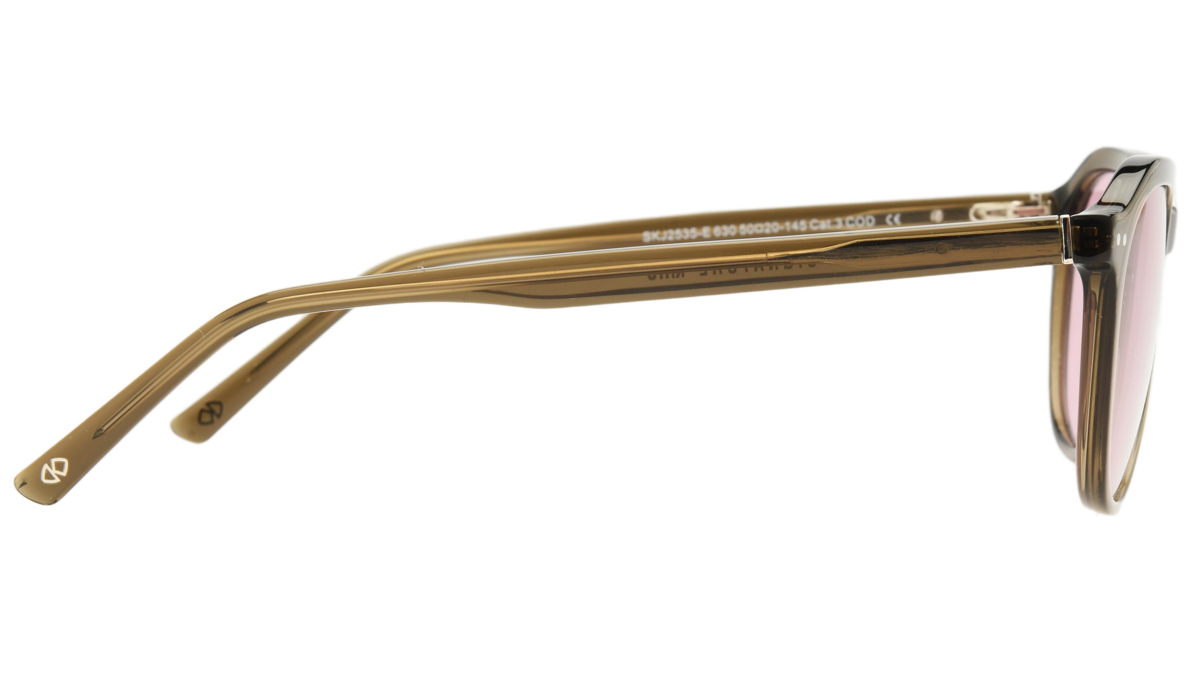 Lunettes de soleil Signature Krys Homme Vert Ronde Skj2535-E Droite