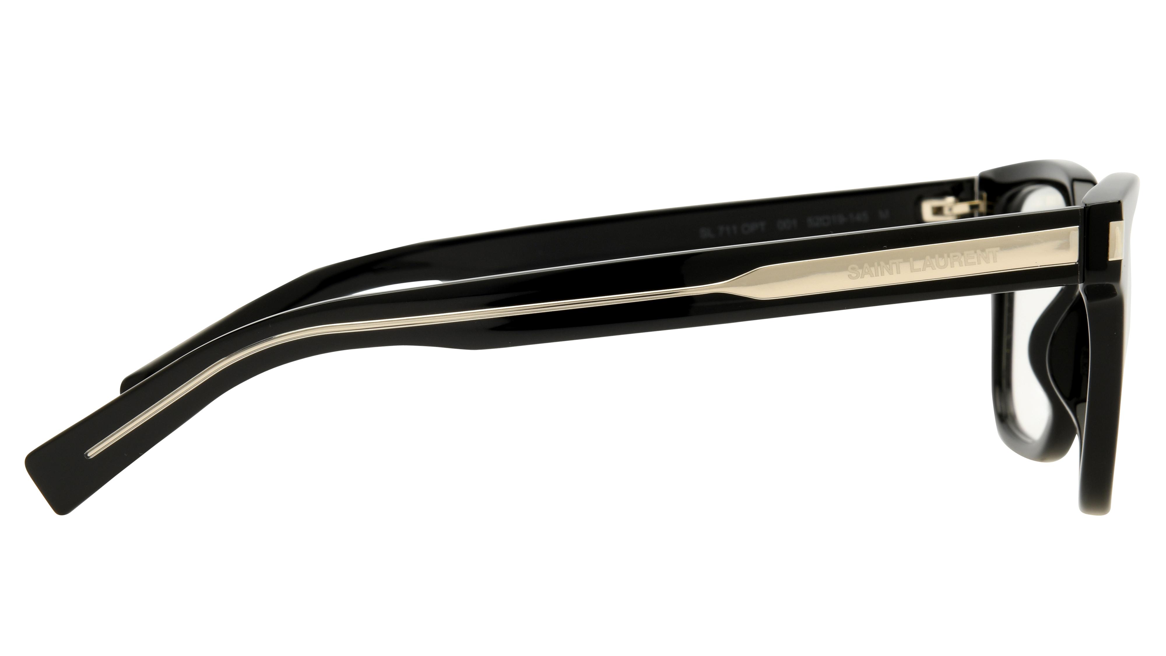 Lunettes de vue Saint Laurent Homme Noir Rectangle SL Droite