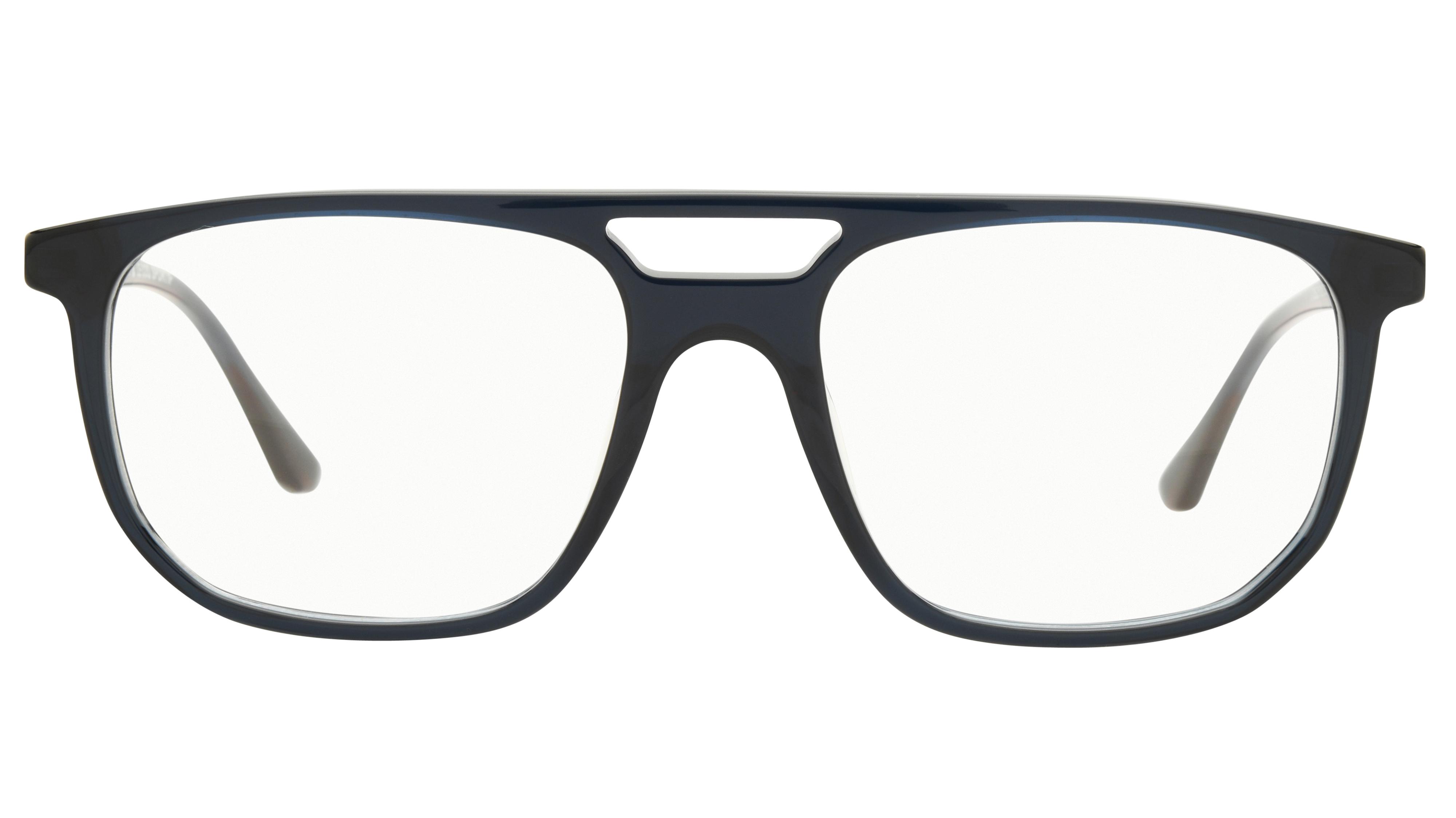 Lunettes de vue Le Coq Sportif Homme Bleu Aviateur Lcs2512 Face