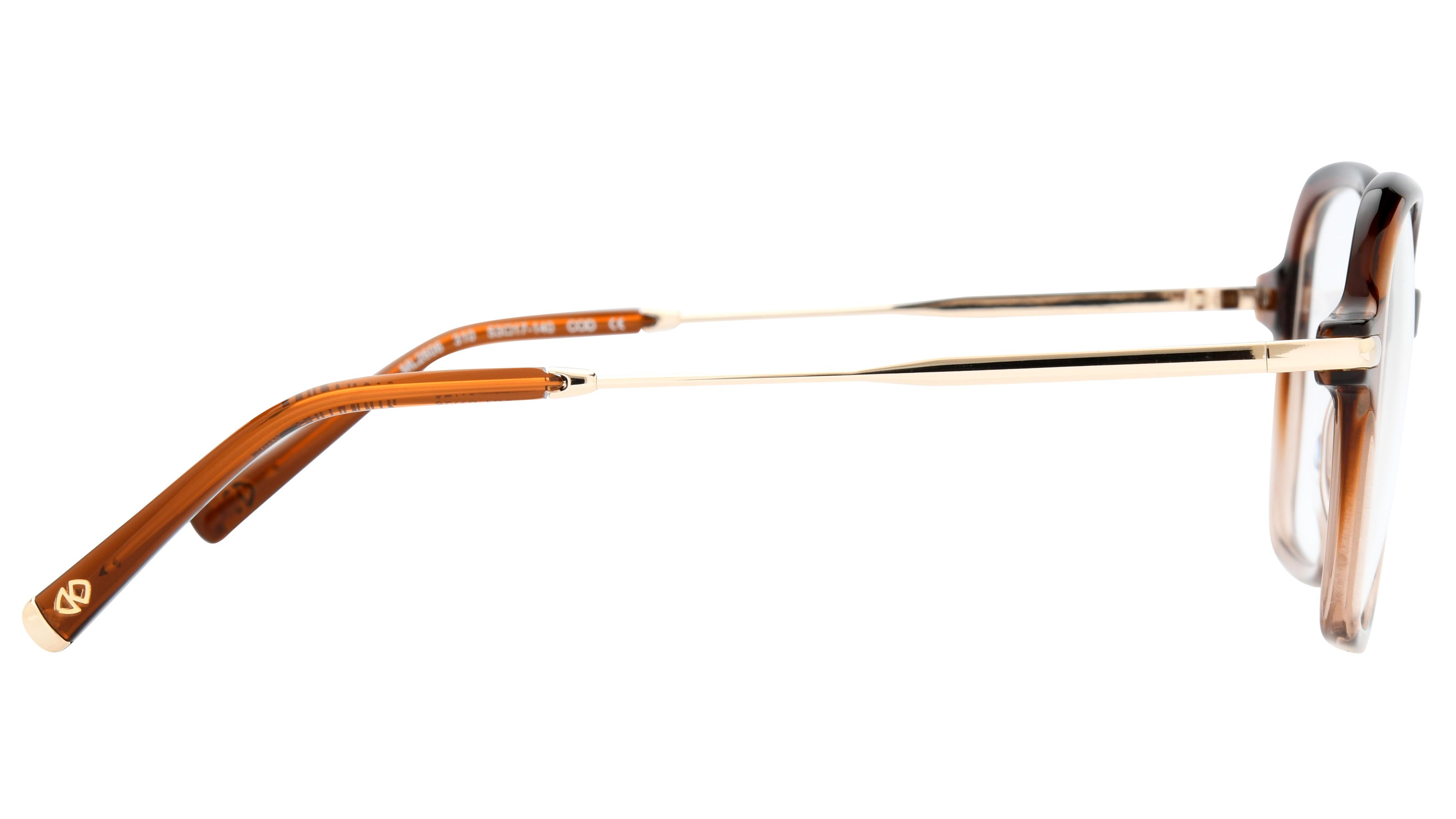 Lunettes de vue Signature Krys Femme Marron Carré Ml2606 Droite