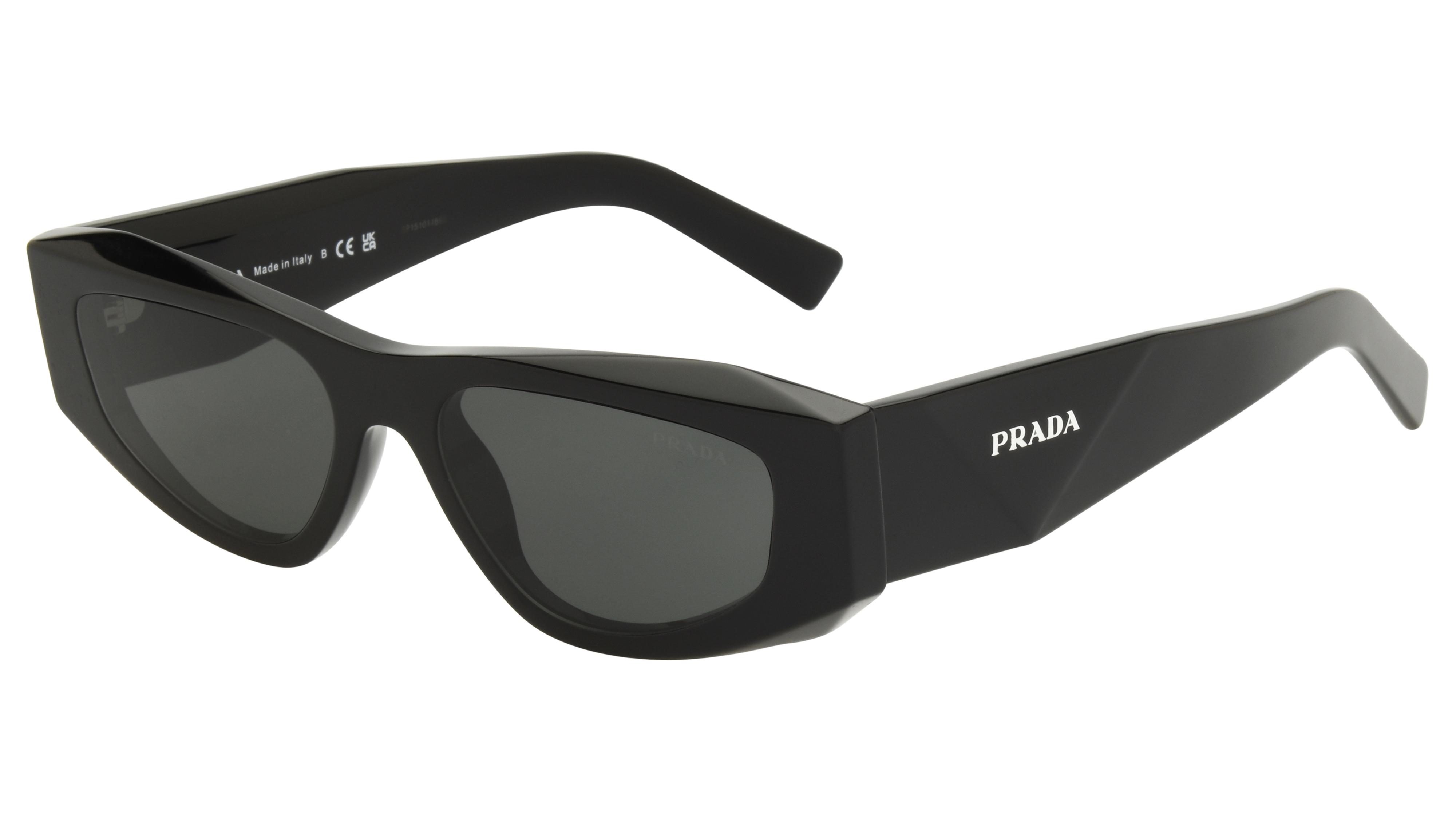 Lunettes de soleil Prada Homme Noir Papillon PRB19S Trois-Quart