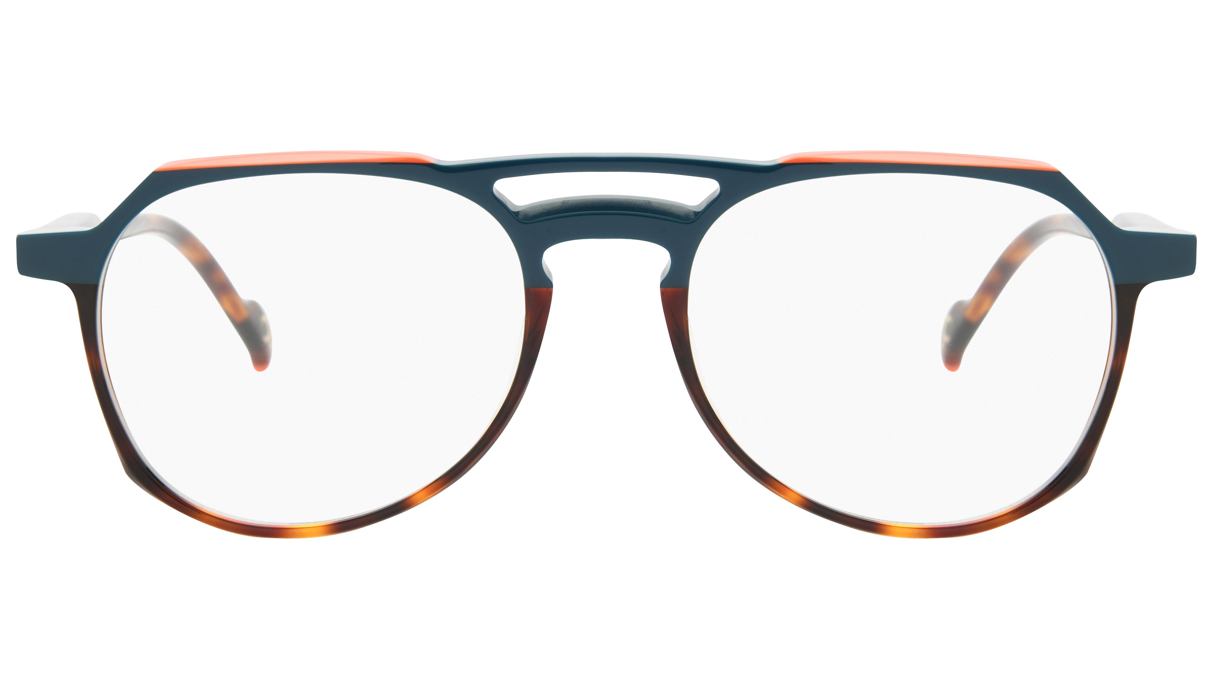 Lunettes de vue Etnia Barcelona Homme Bleu Aviateur Jordi Face