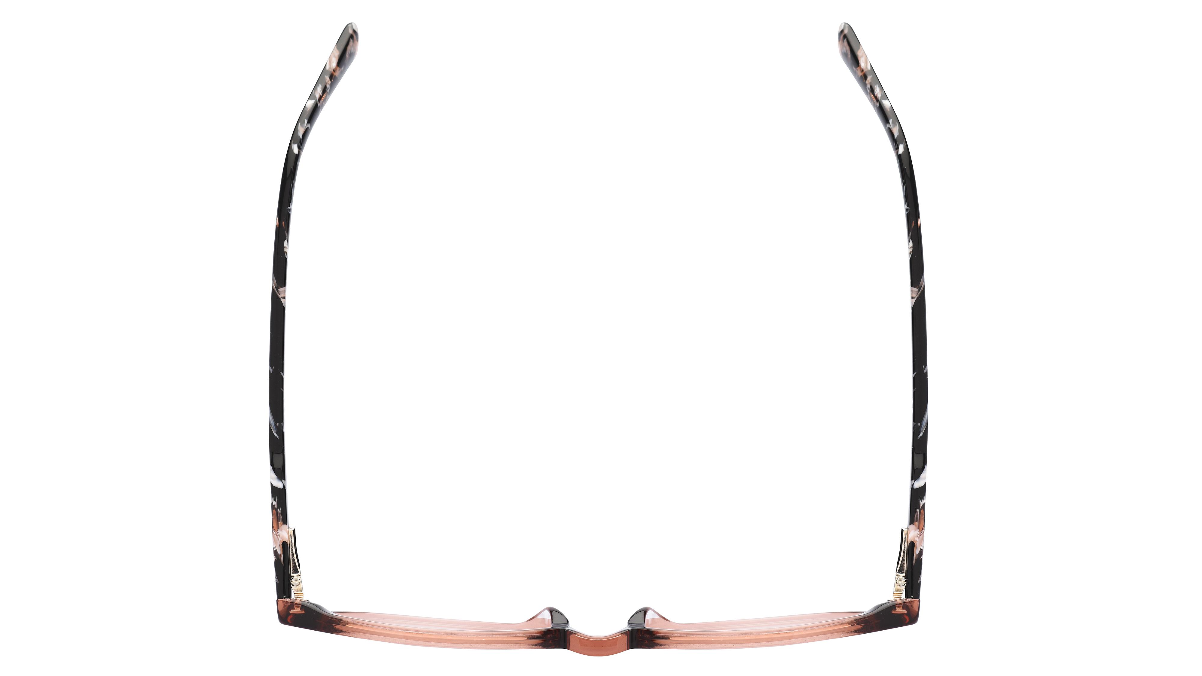 Lunettes de vue Longchamp Femme Marron Carré Lo2608 Dessus