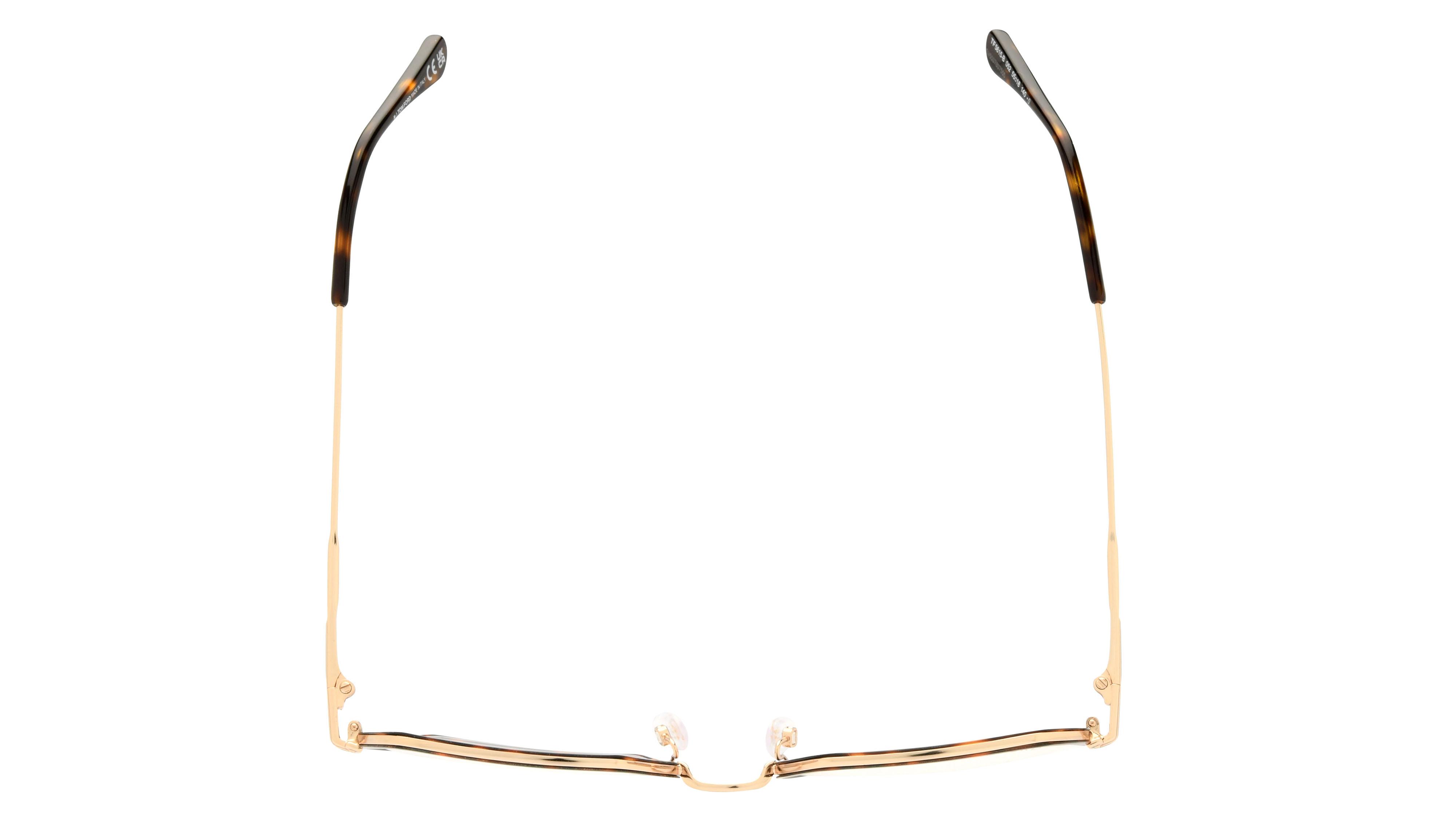 Lunettes de vue Tom Ford Femme Marron Carré Tf5615-B Dessus