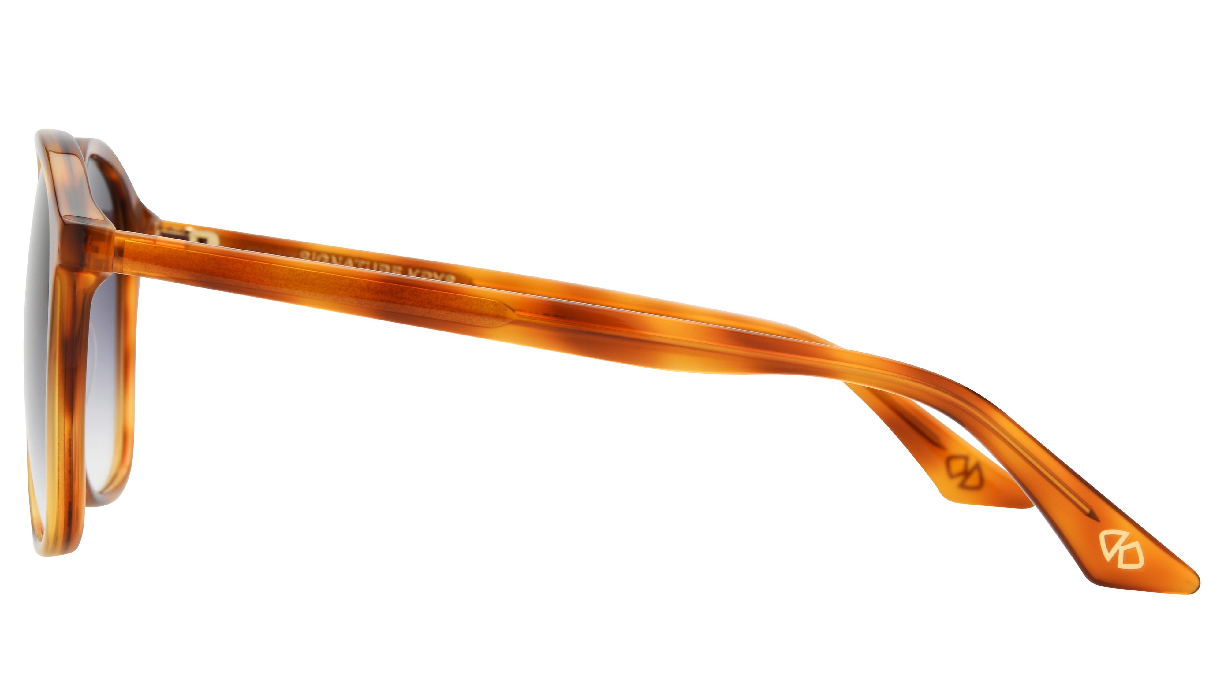 Lunettes de soleil Signature Krys Femme Écaille Oversize Vibrante Gauche