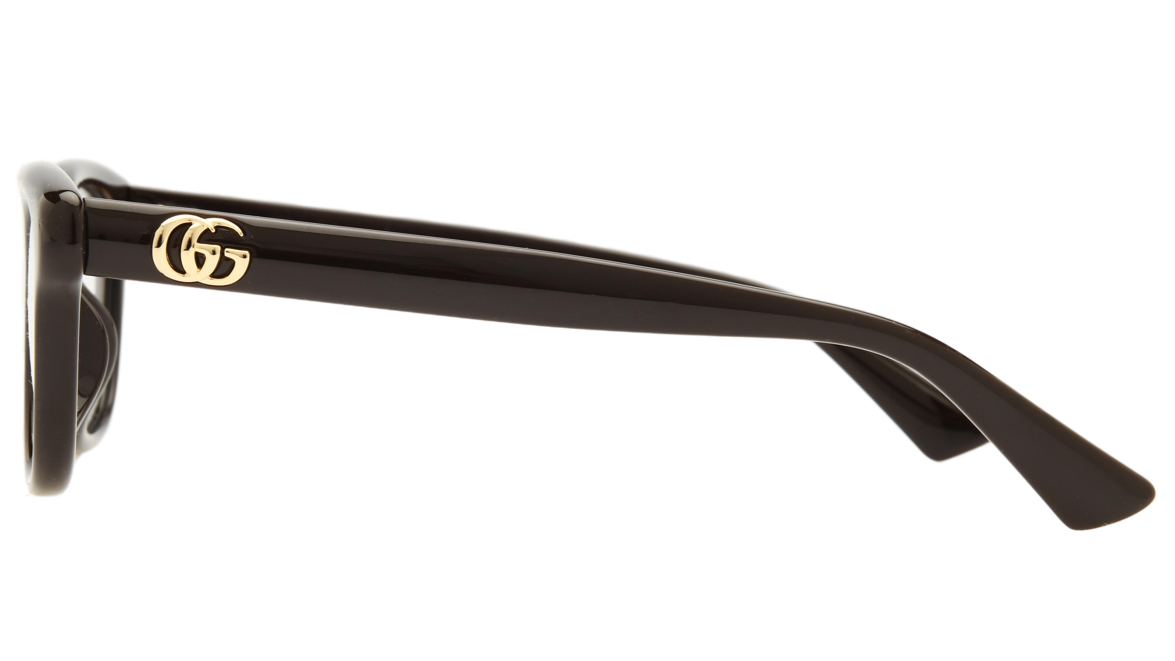 Lunettes de vue Gucci Femme Marron Rectangle GG1833OK Gauche