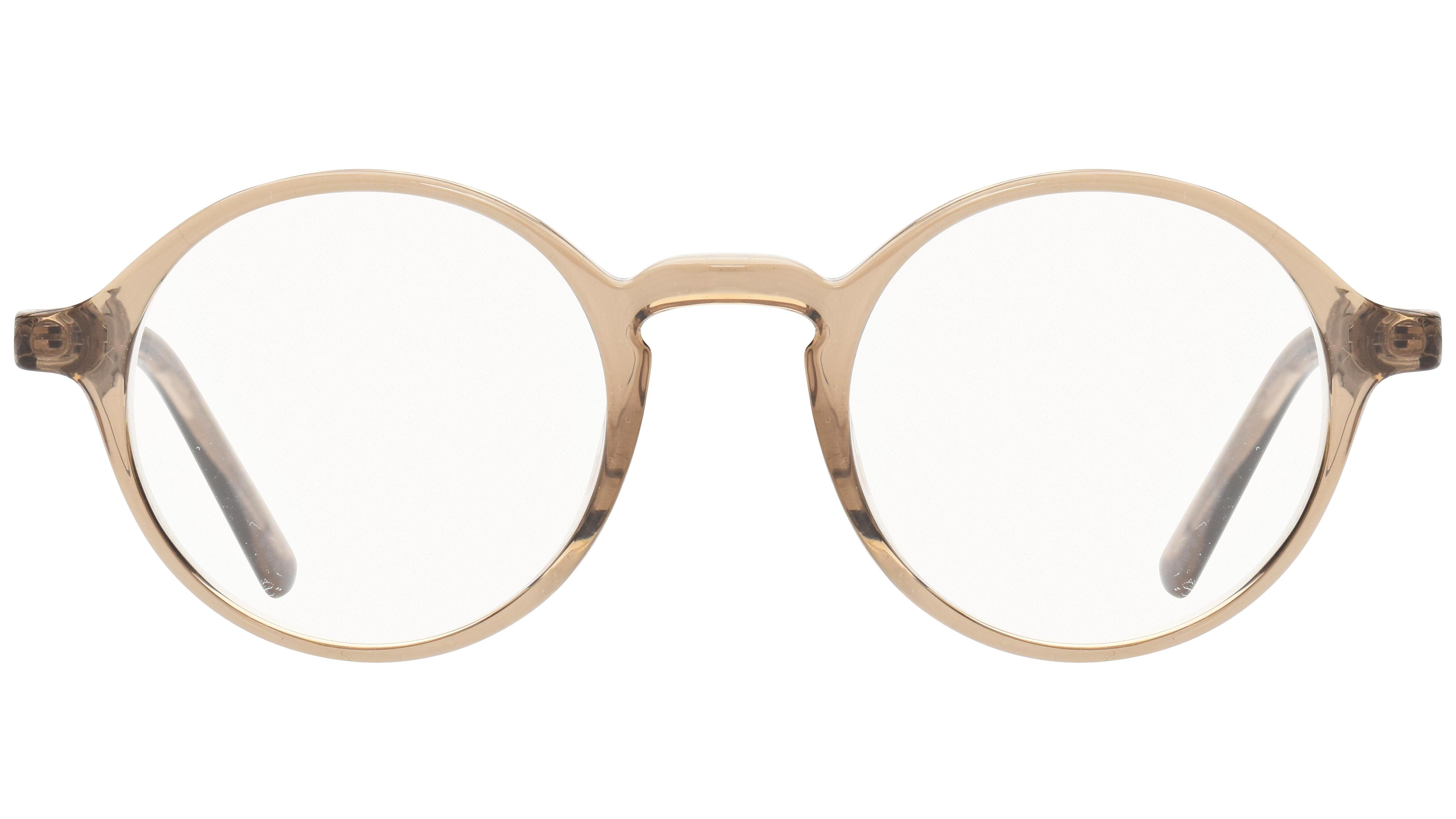 Lunettes de vue Signature Krys Mixte Marron Ronde Kor2205 Face