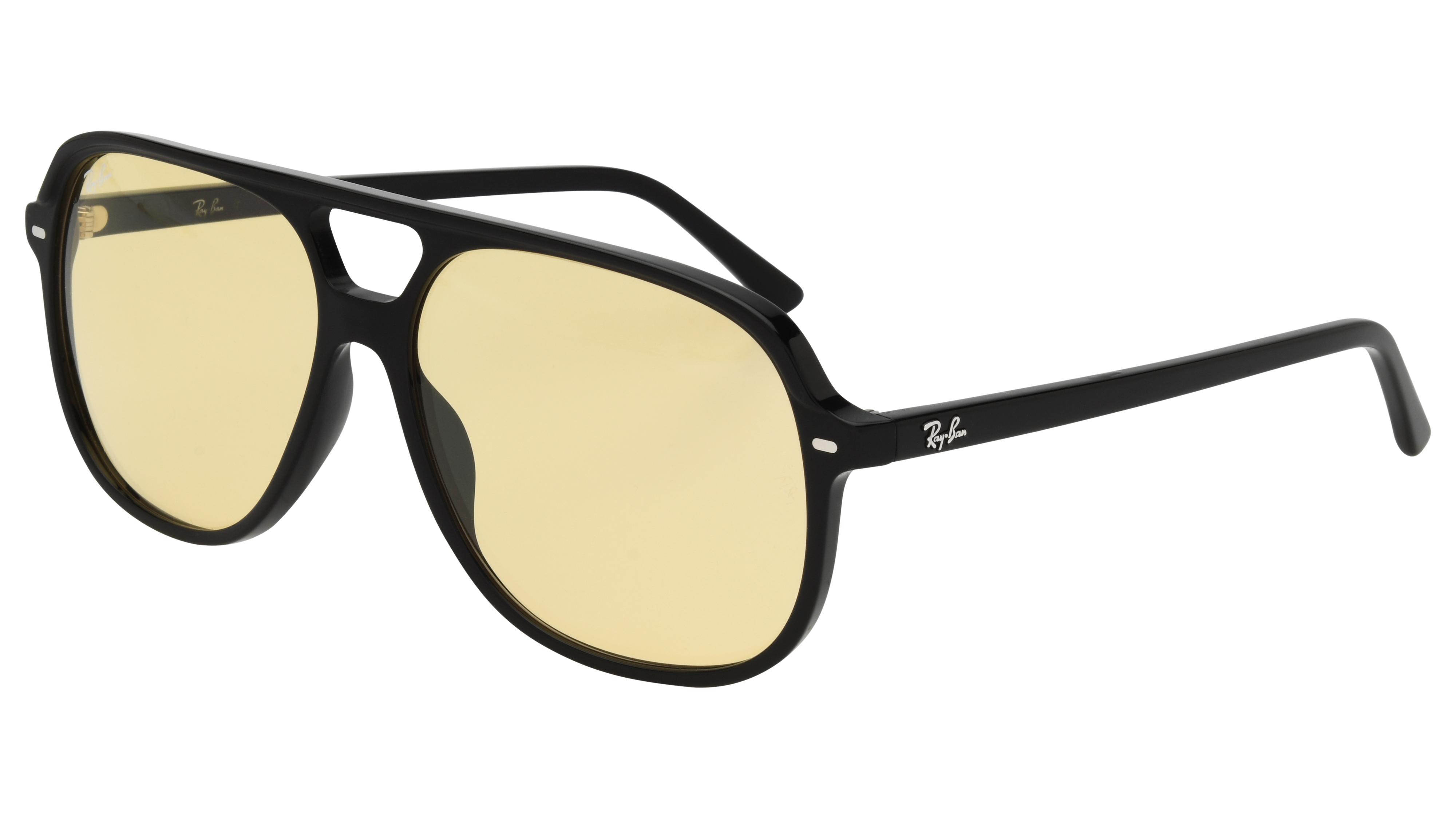Lunettes de soleil Ray-Ban Mixte Noir Aviateur Rb2198 Trois-Quart