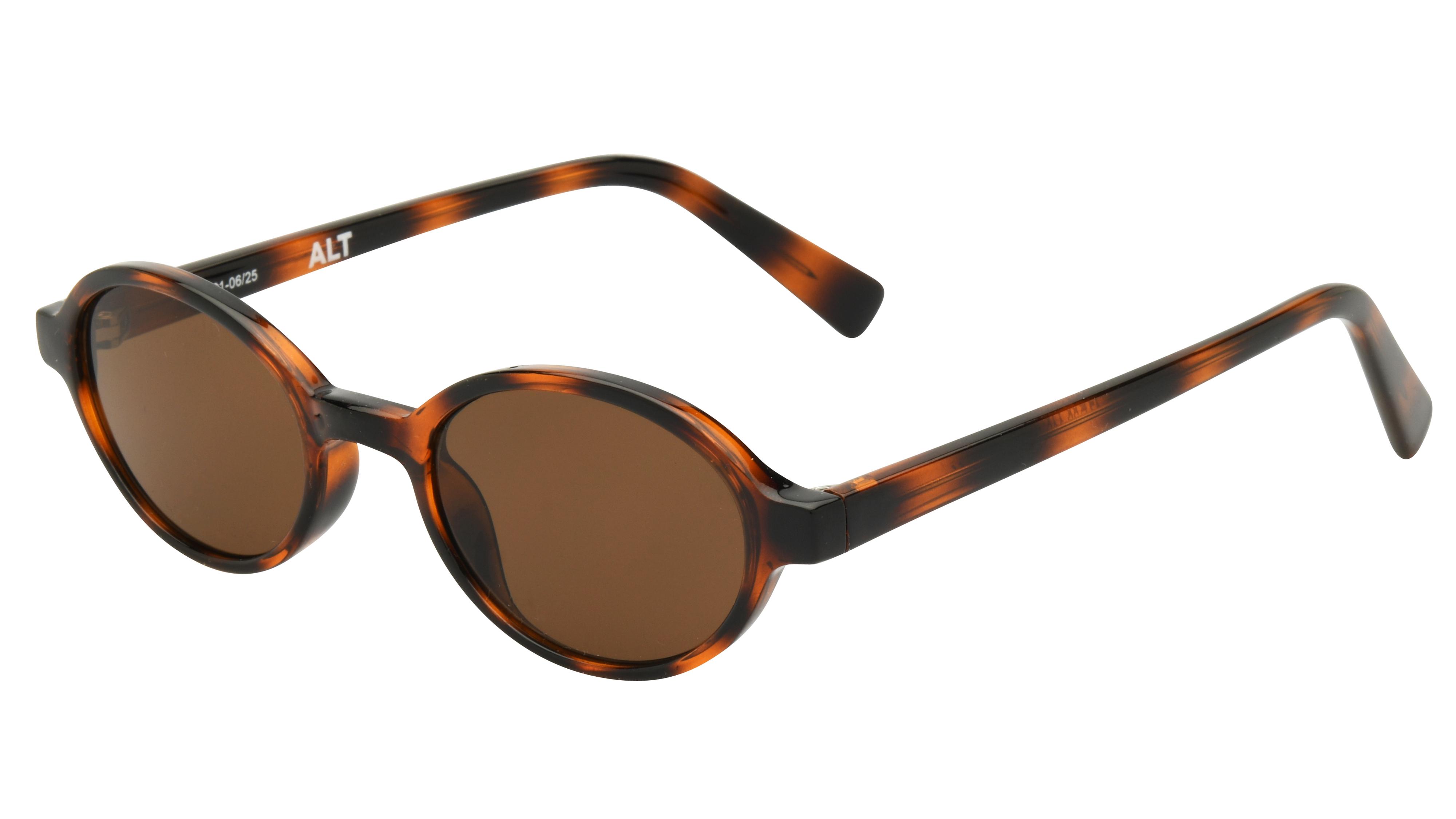 Lunettes de soleil Alternance Femme Écaille Ovale Alt26206 Trois-Quart