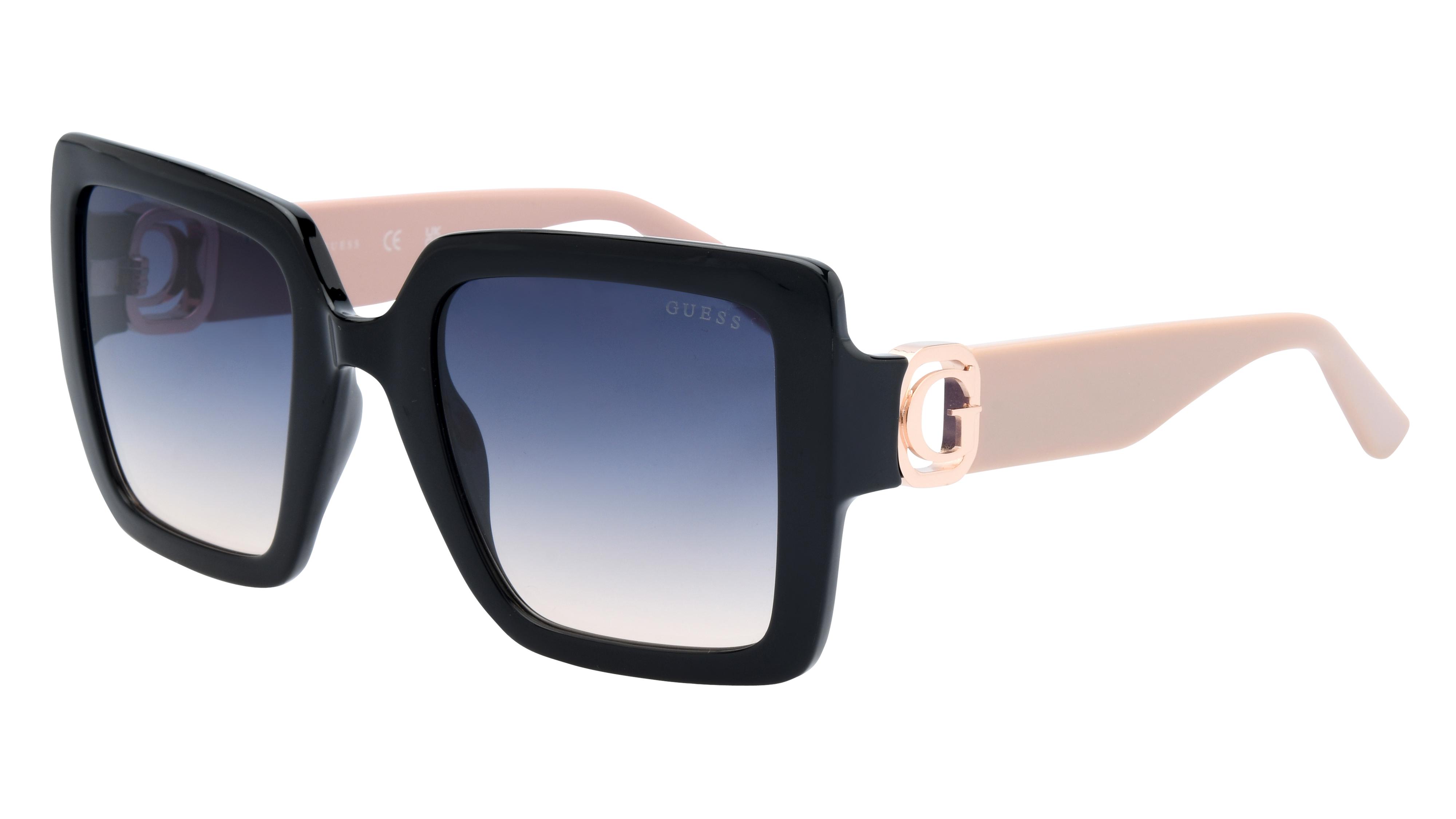 Lunettes de soleil Guess Femme Noir Carré Gu00103 Trois-Quart