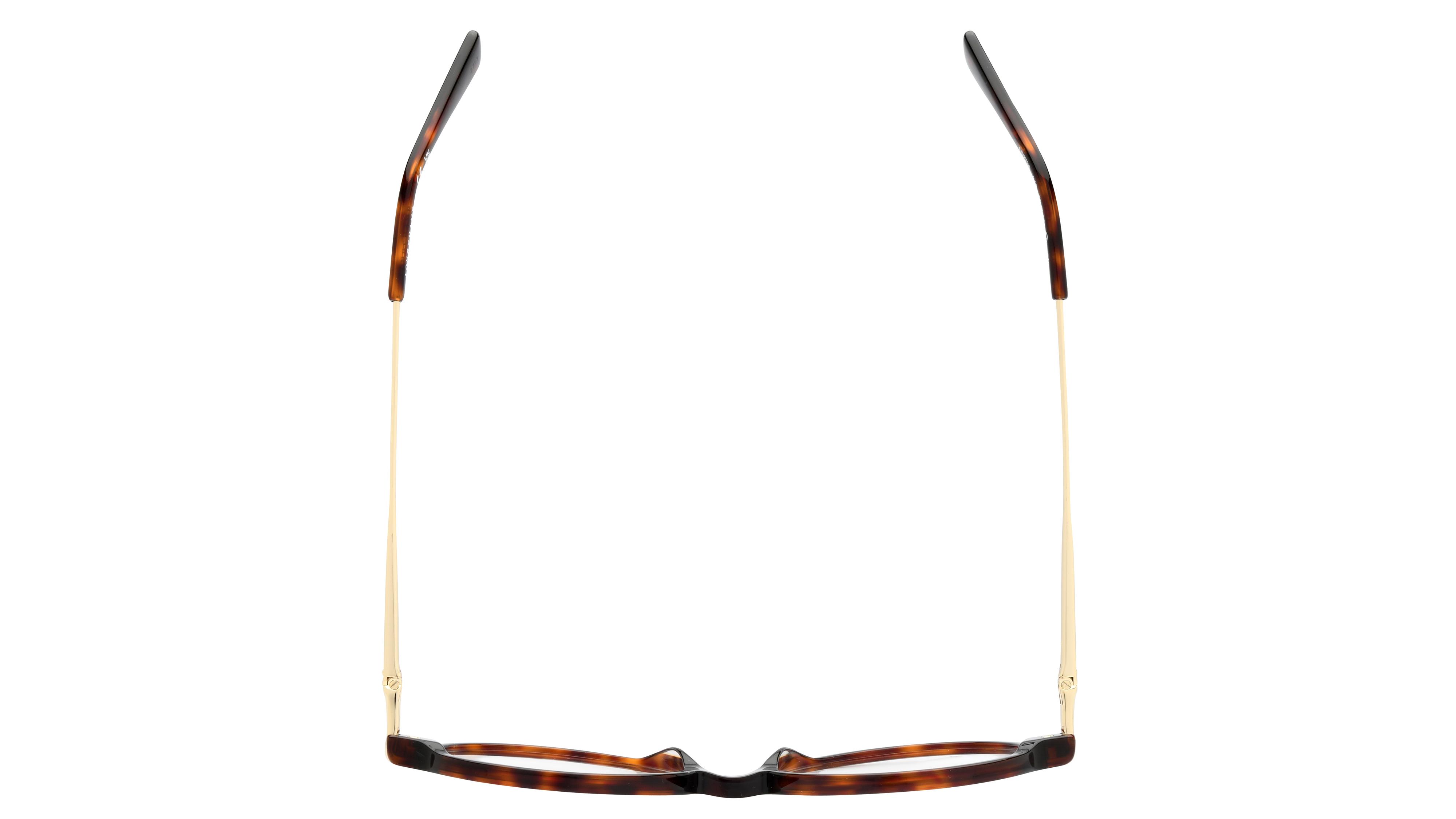 Lunettes de vue Longchamp Femme Écaille Ronde Lo2736 Dessus