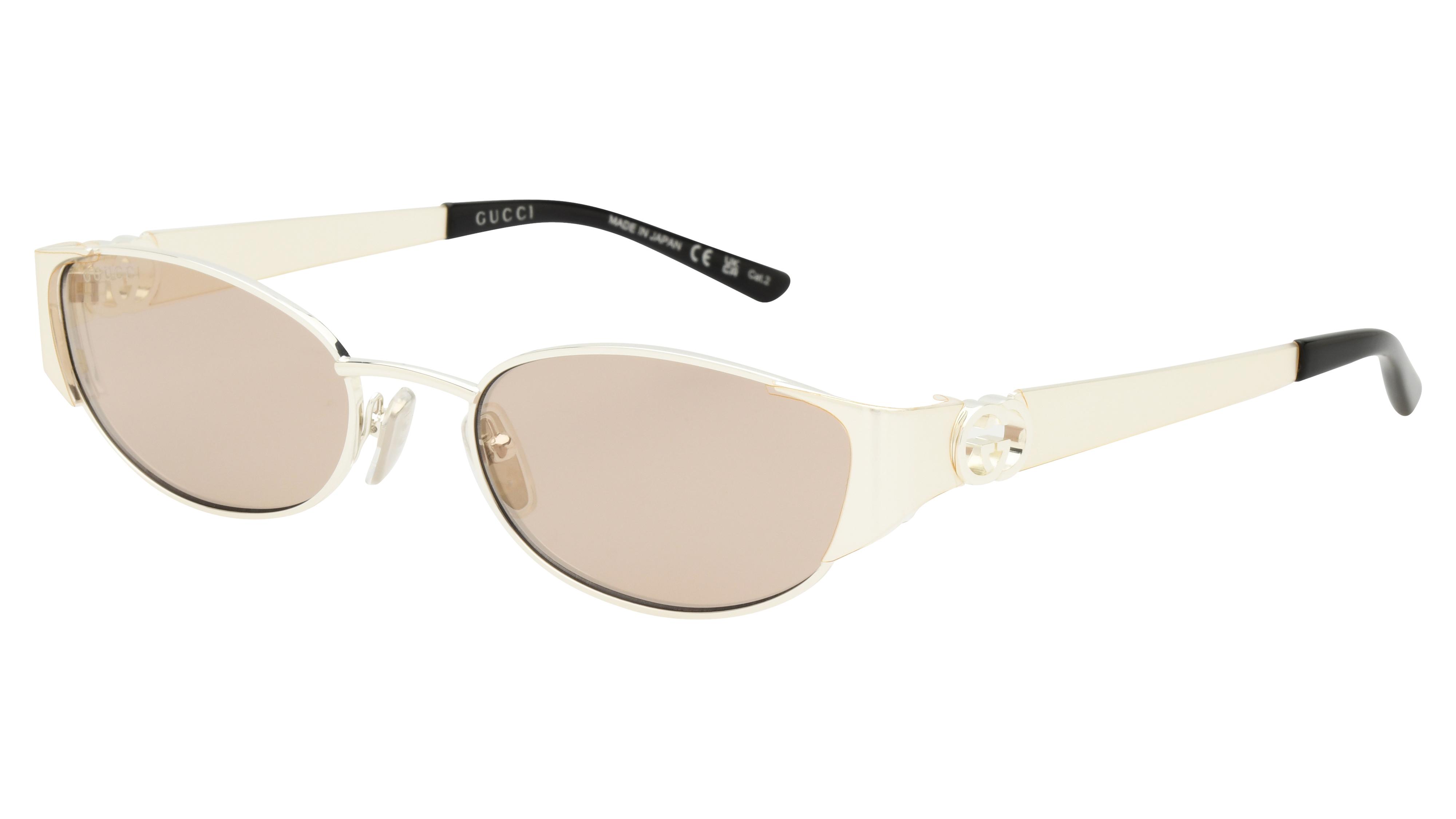 Lunettes de soleil Gucci Femme Argent Ovale Gg2197S Trois-Quart