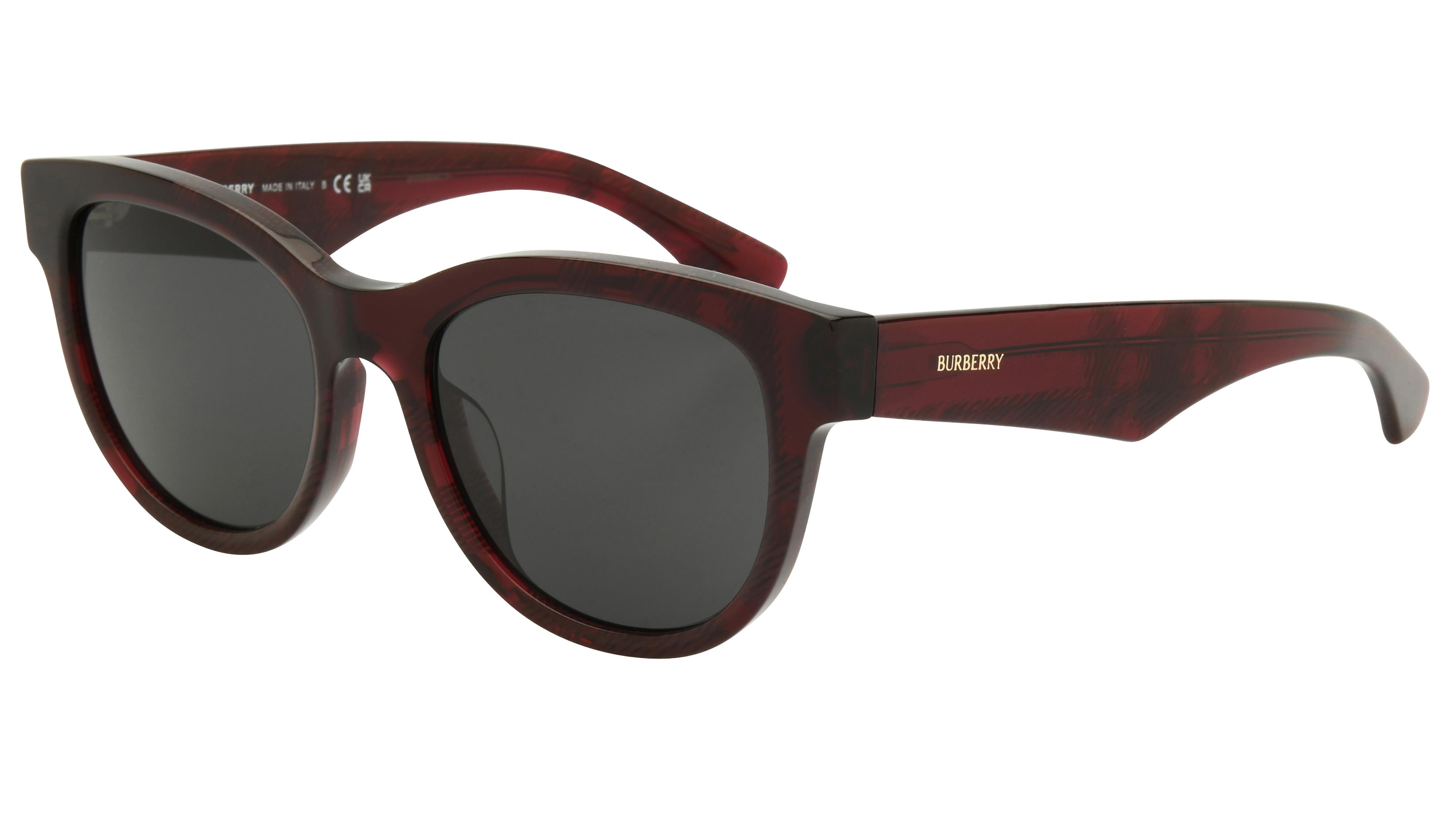 Lunettes de soleil Burberry Femme Rouge Papillon BE4432U Trois-Quart
