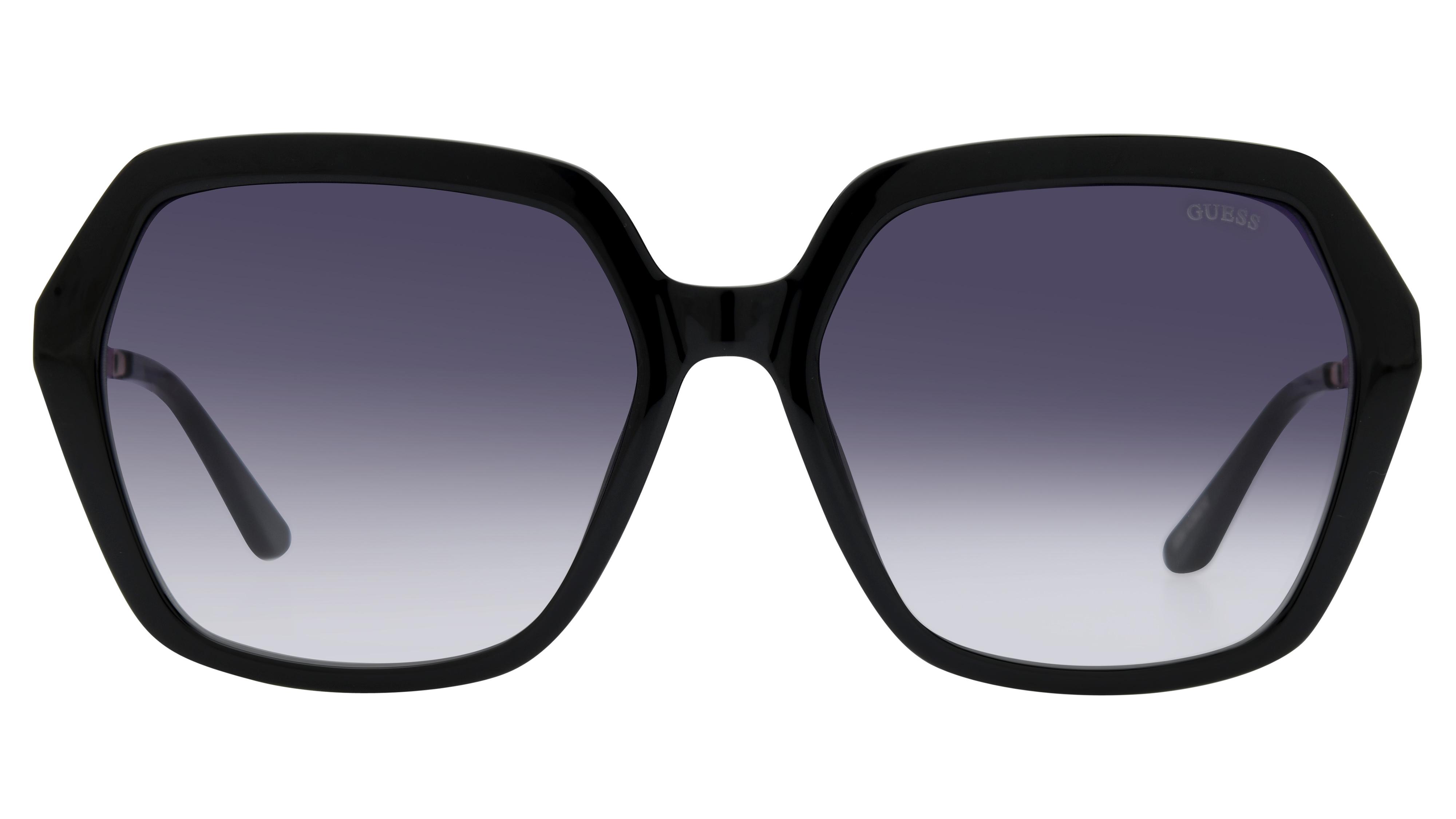 Lunettes de soleil Guess Femme Noir Carré Gu00267 Face